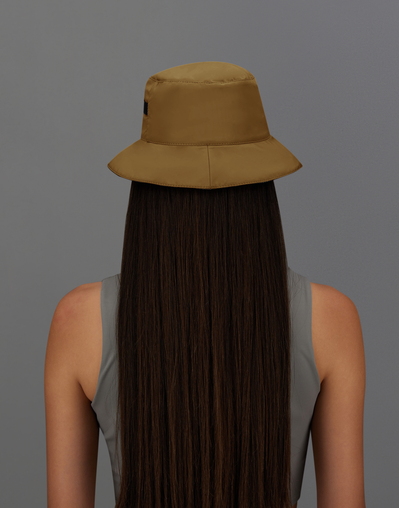 Herno Laminar Bucket Hat In 3 Layers Gore-tex In Light Brown