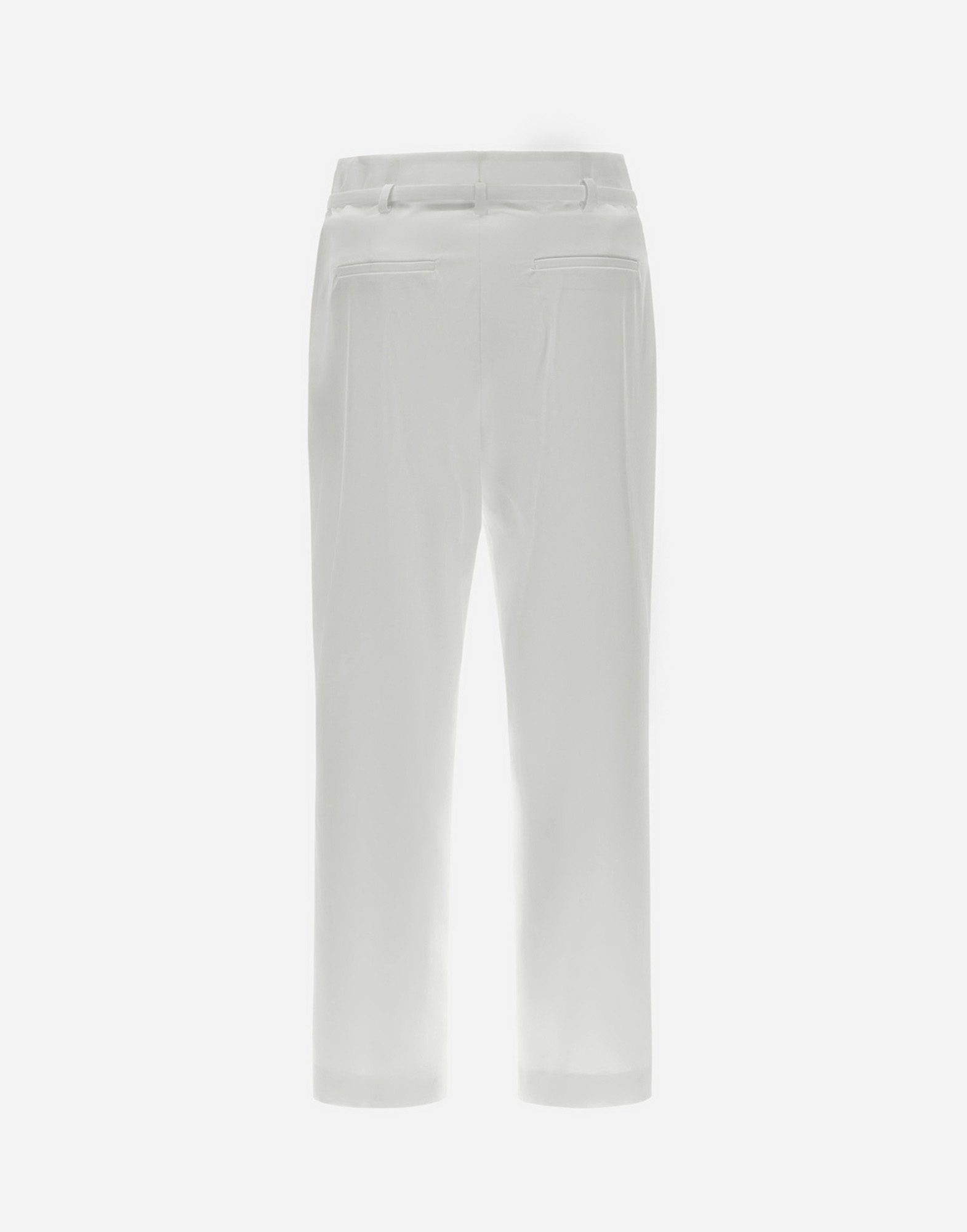 Herno Trousers In Structured Nylon In White