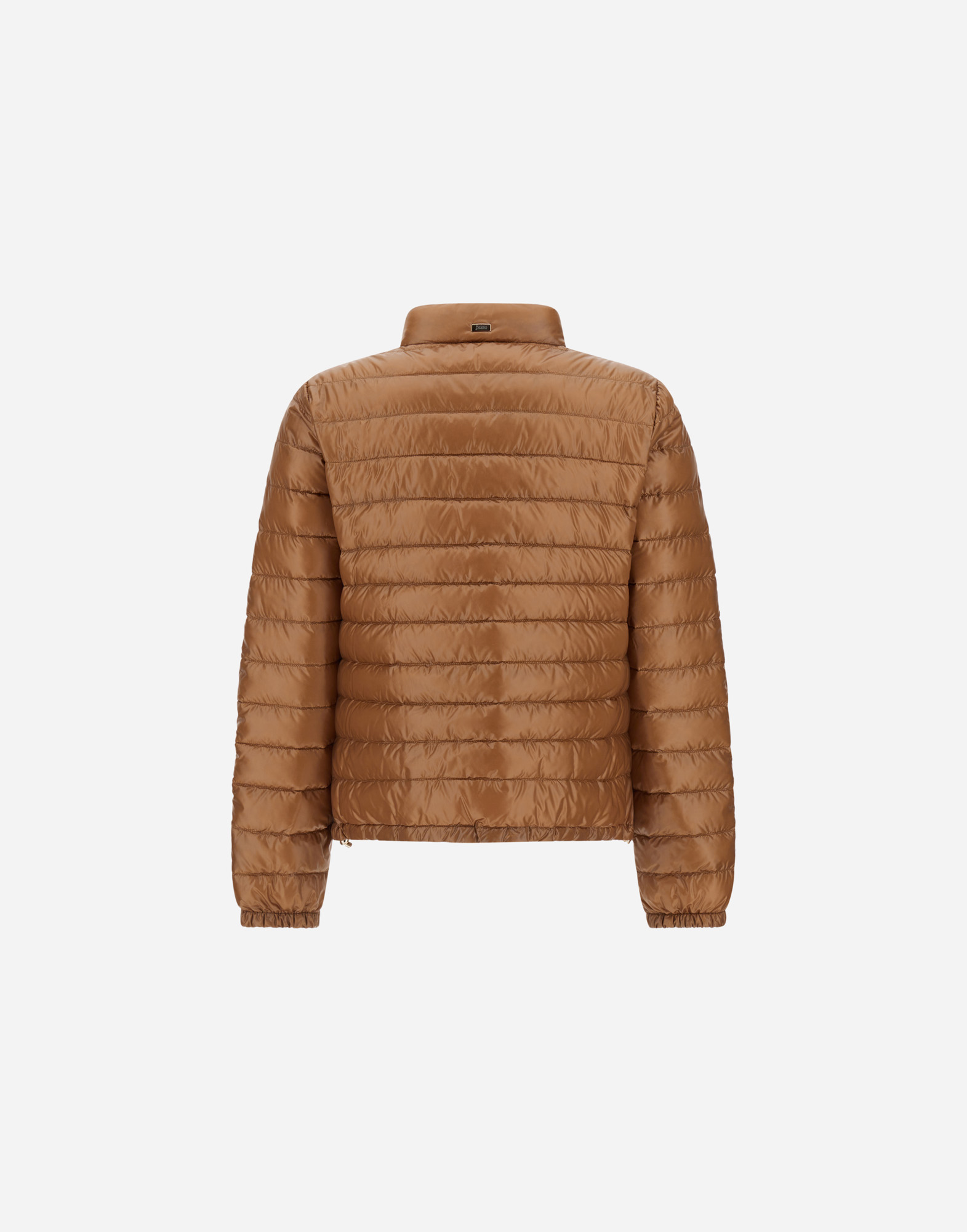 Herno Bomber Jacket In Nylon Ultralight In Camel
