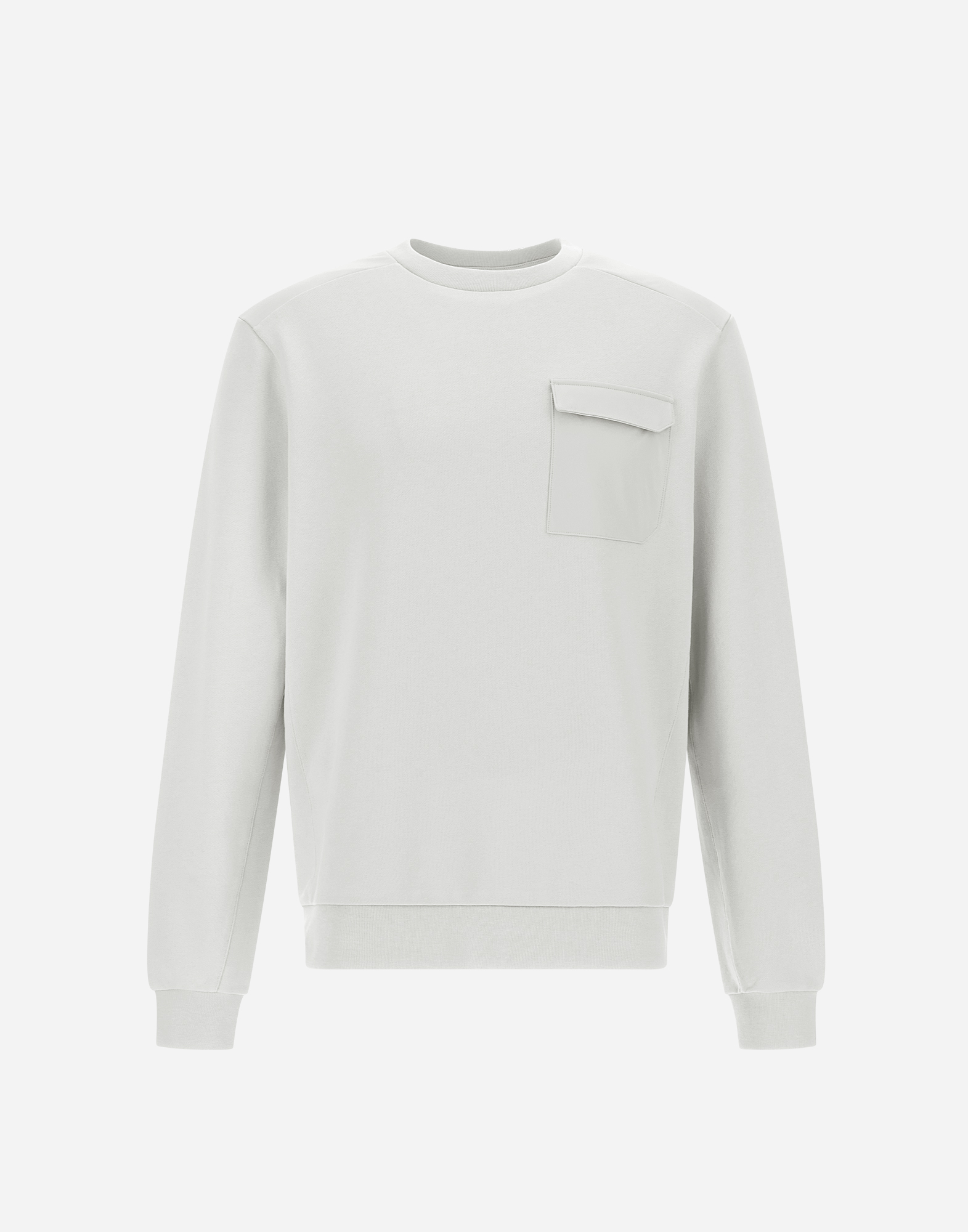 Herno Cotton Sweater And And Nylon Maestro Sweatshirt In Ice