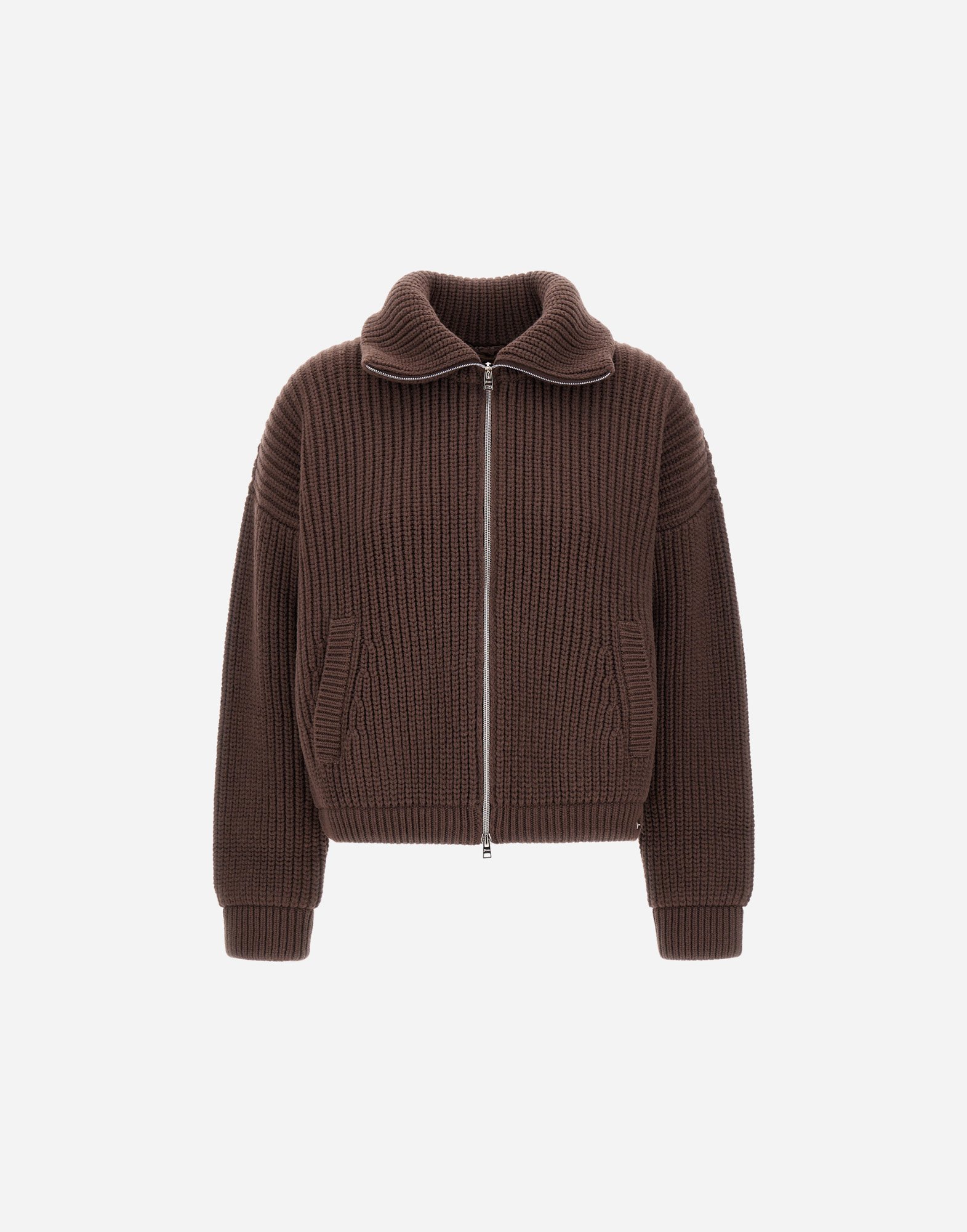 Herno Resort Cardigan In Infinity In Brown