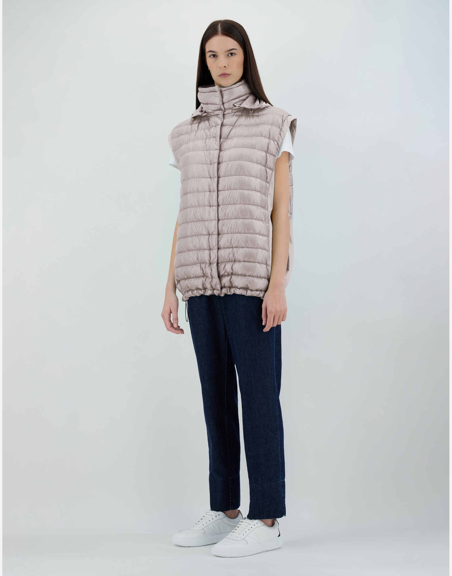 Herno ノースリーブ Nylon Ultralight ＆ Techno Taffetà ジャケット In Grey Pearl
