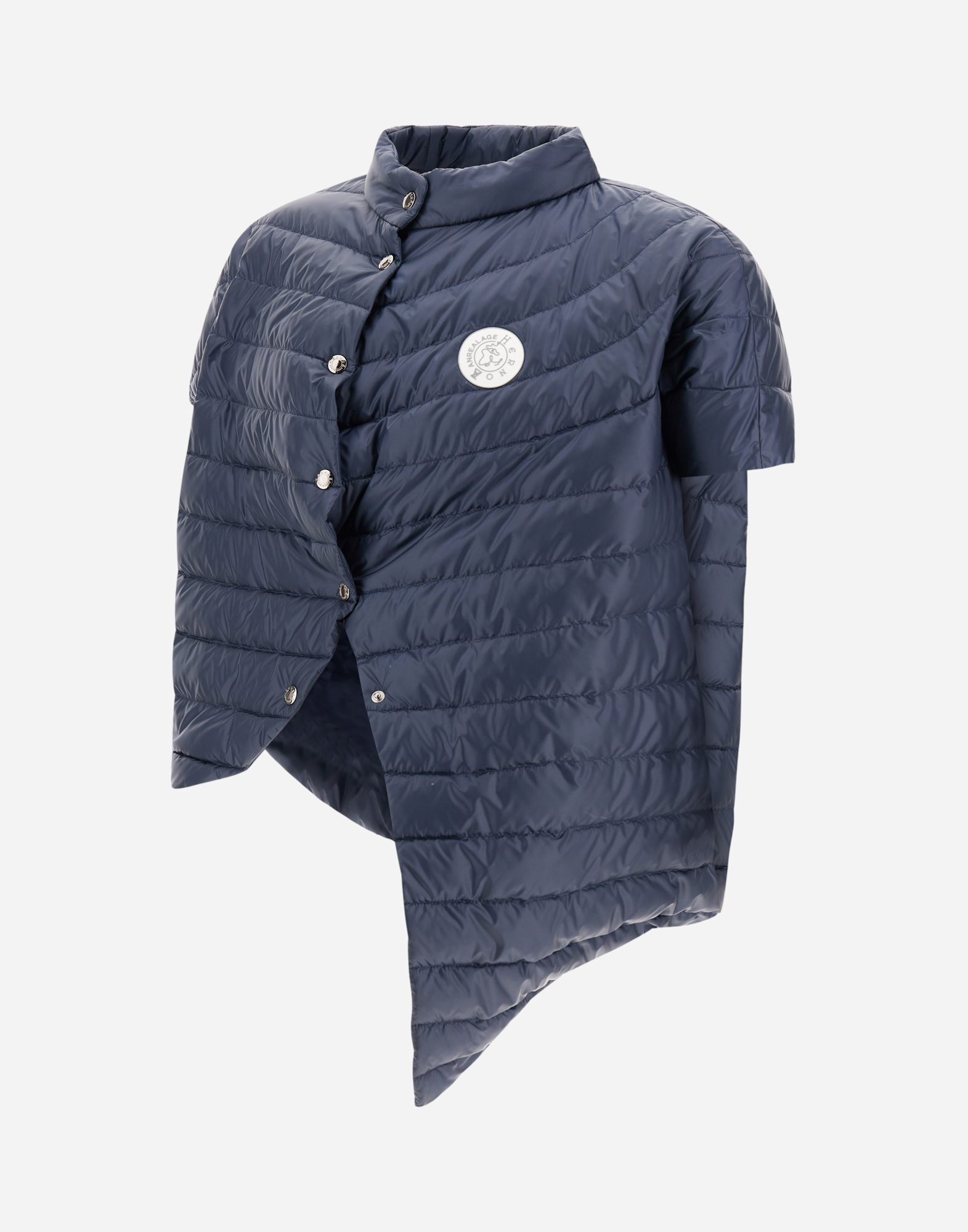 Herno Globe Cape In Fast5degradable In Blue
