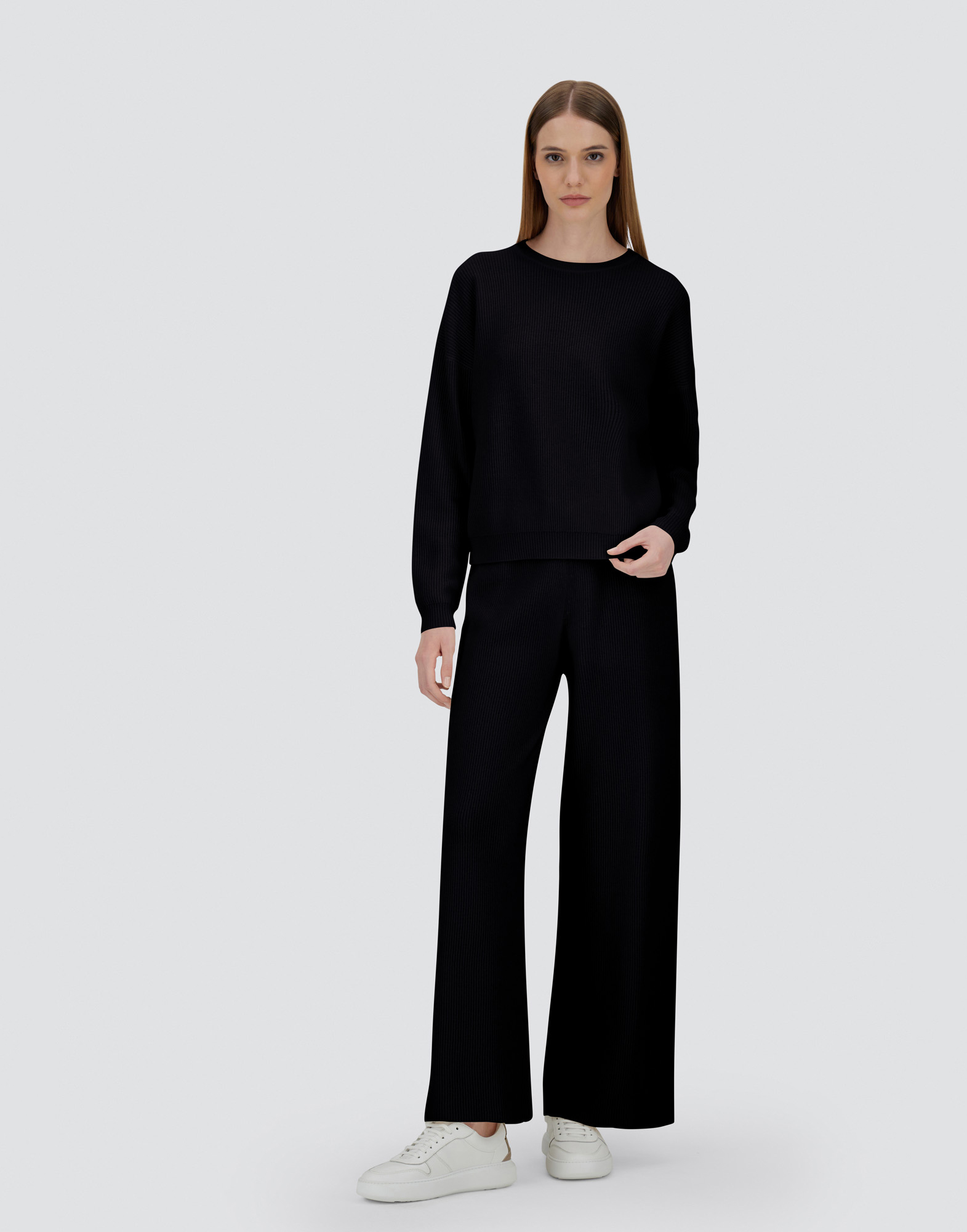 Herno Sweater In Rin Wool Cashmere In Black