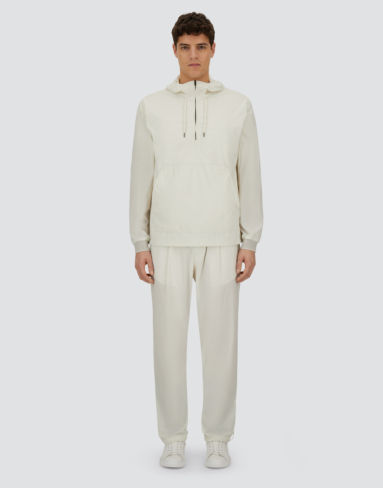 Herno Resort Anorak Jacket In Light Stretch Nylon