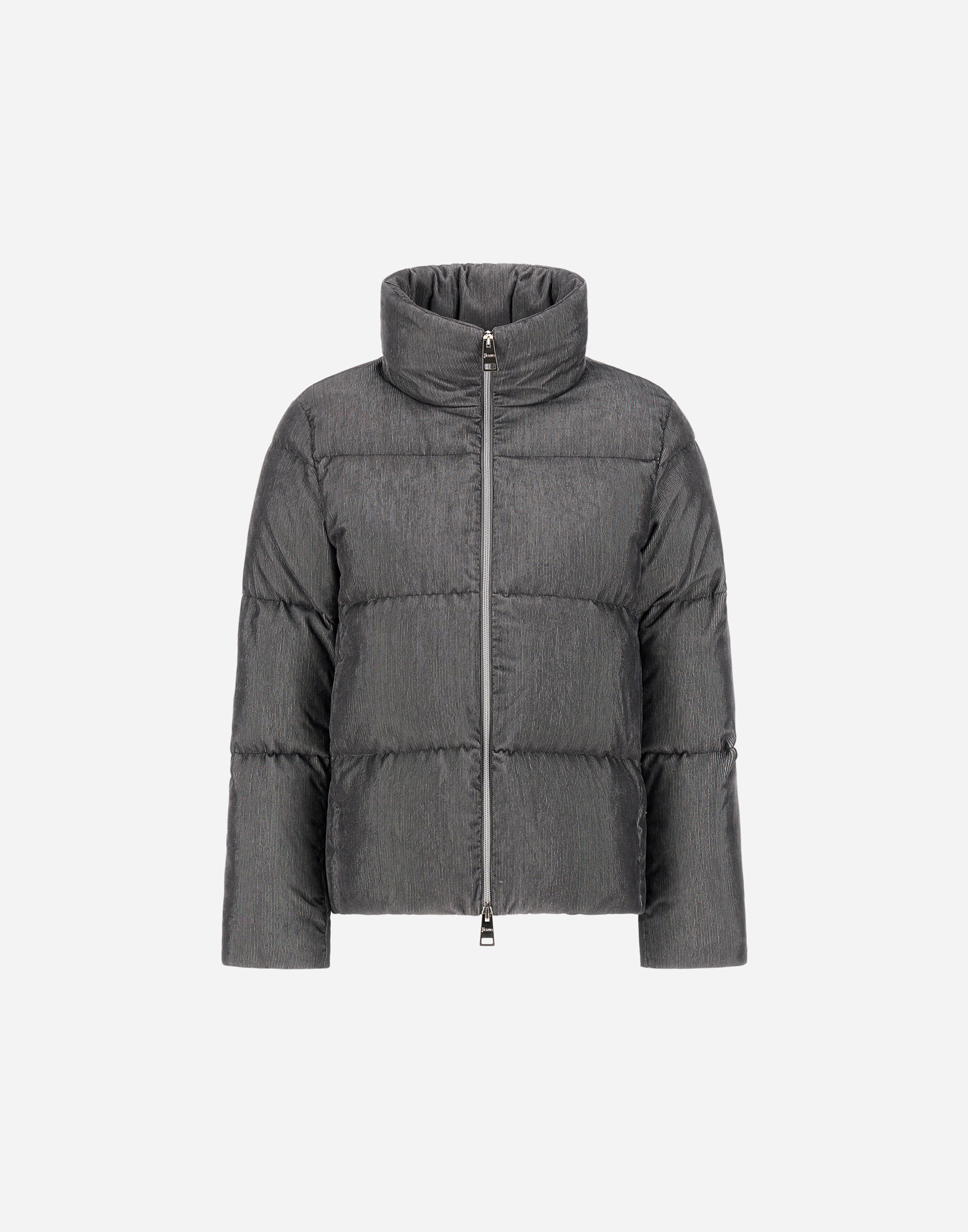 Herno High Collar Padded Jacket Lurex Highlights