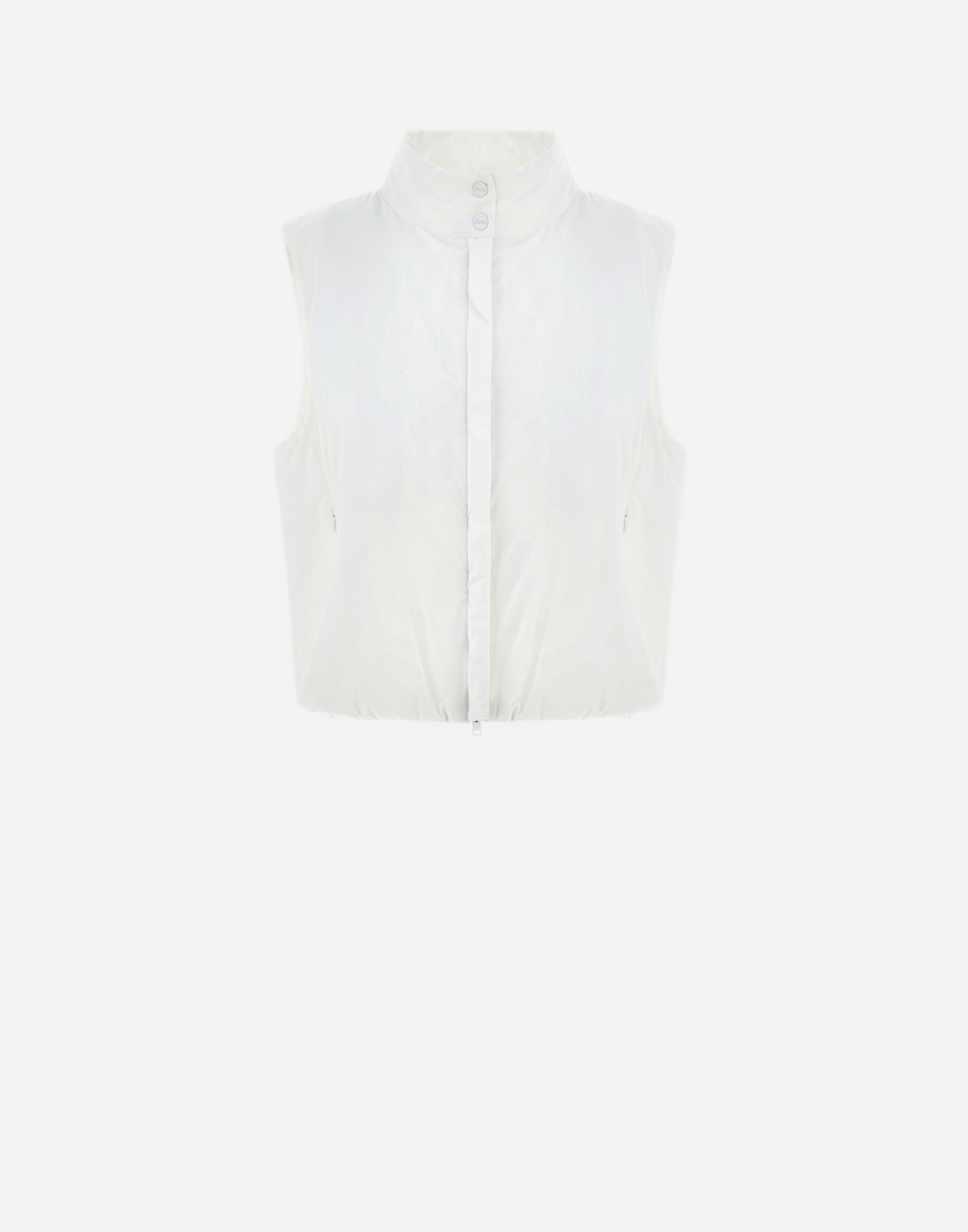 Herno Ecoage Sleeveless Jacket In White
