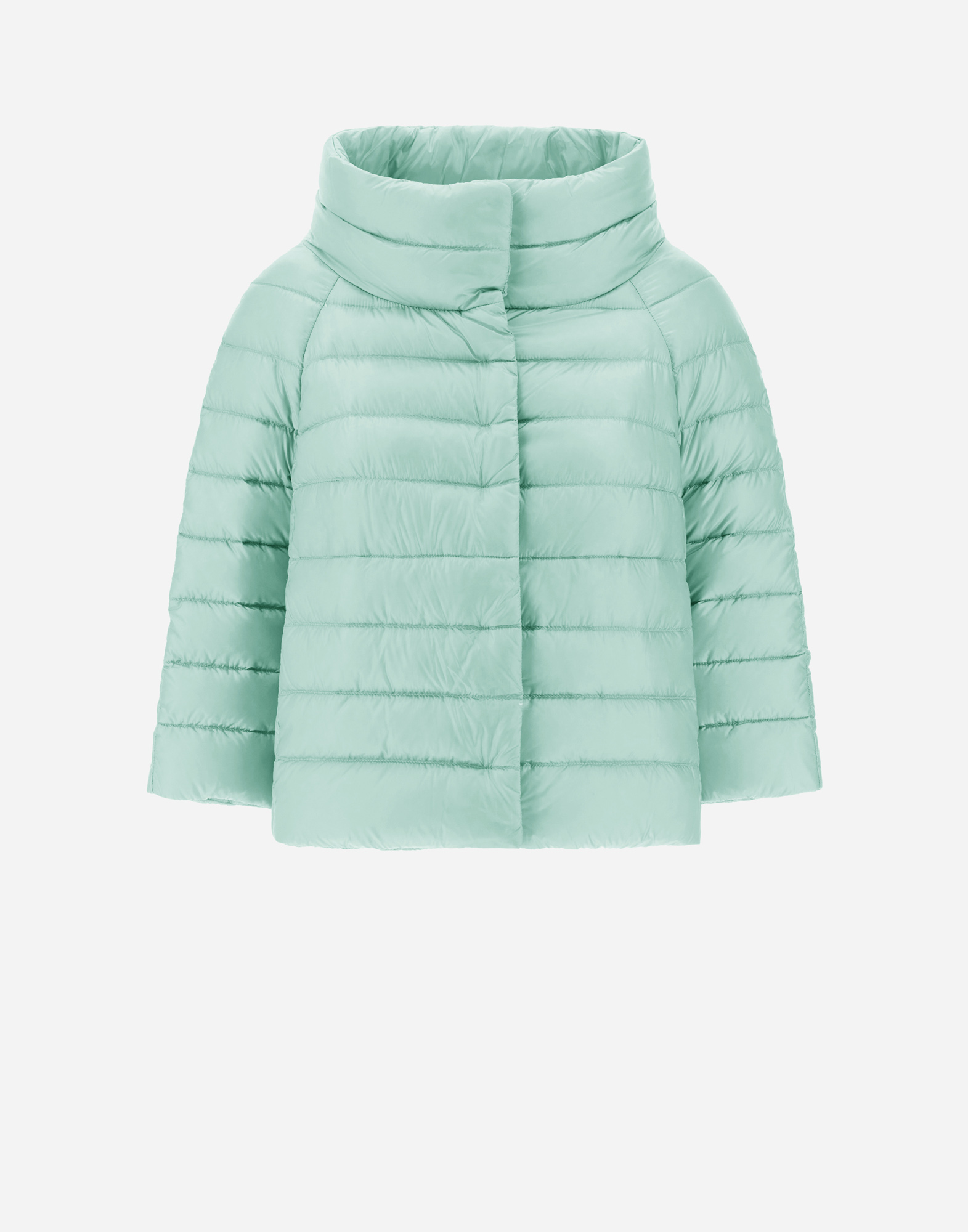 Herno Sofia Puffer Jacket In Pastel Green