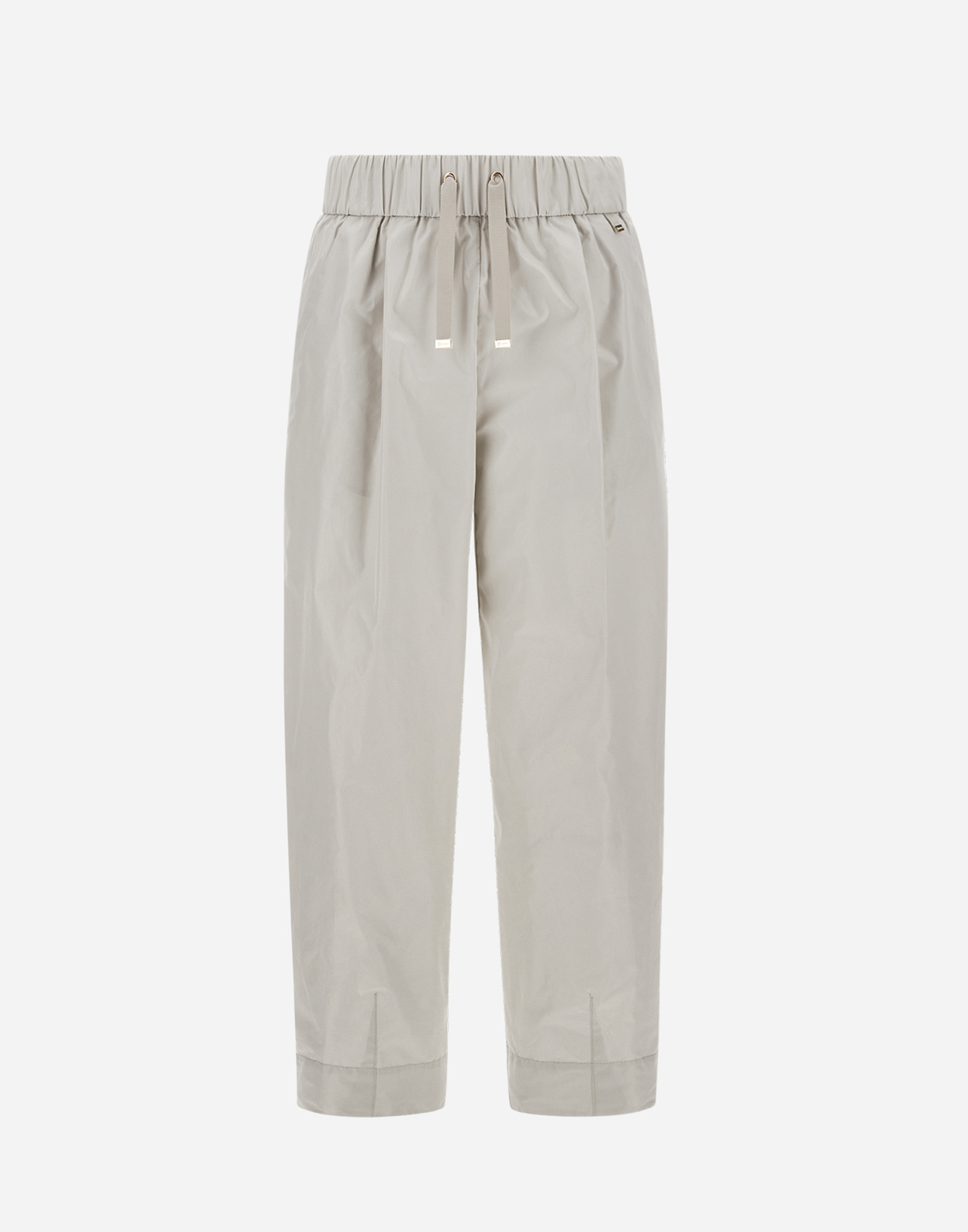 Herno New Techno Taffeta Trousers In Chantilly