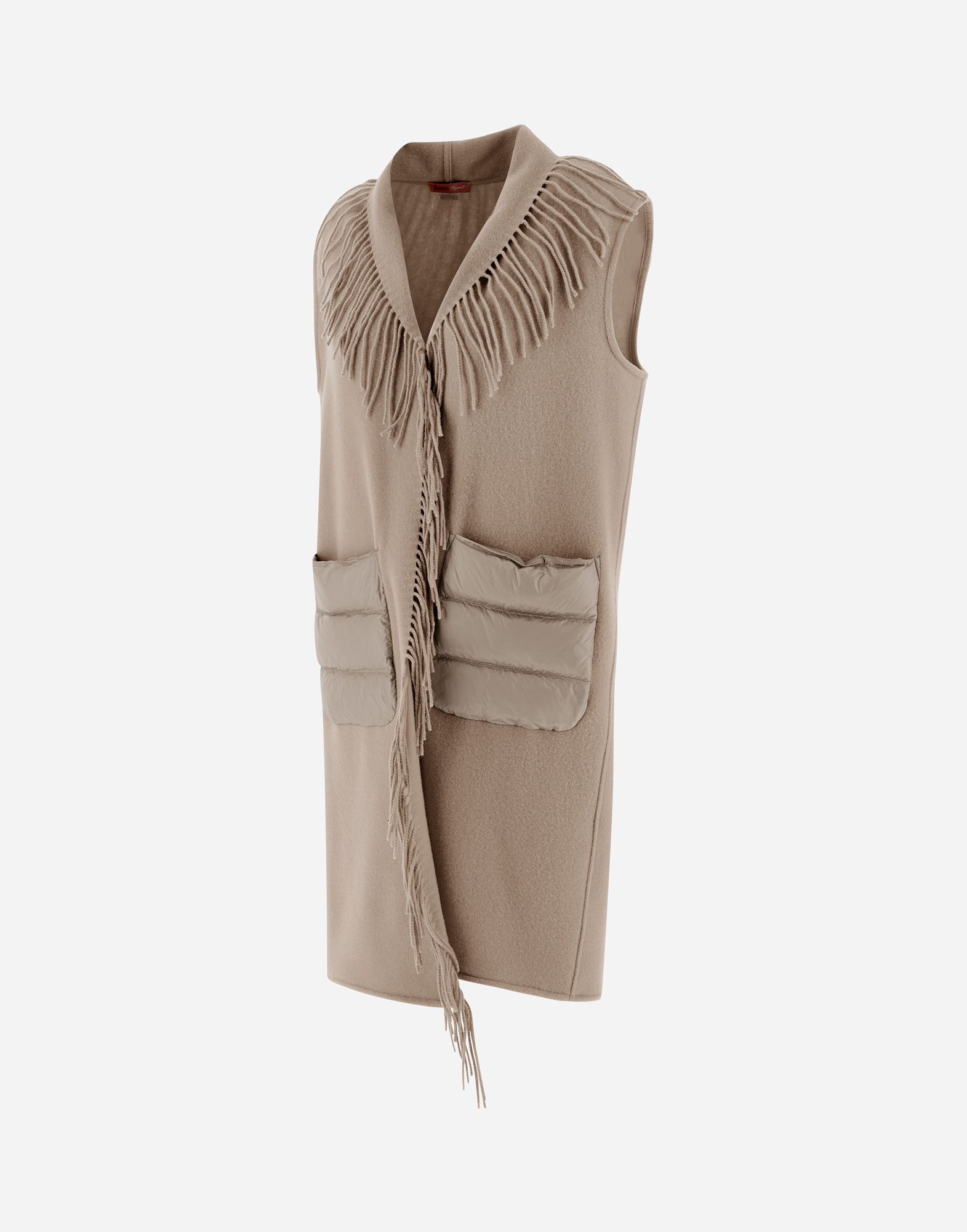 Herno Resort Waistcoat In Warmy & Nylon Ultralight In Chantilly