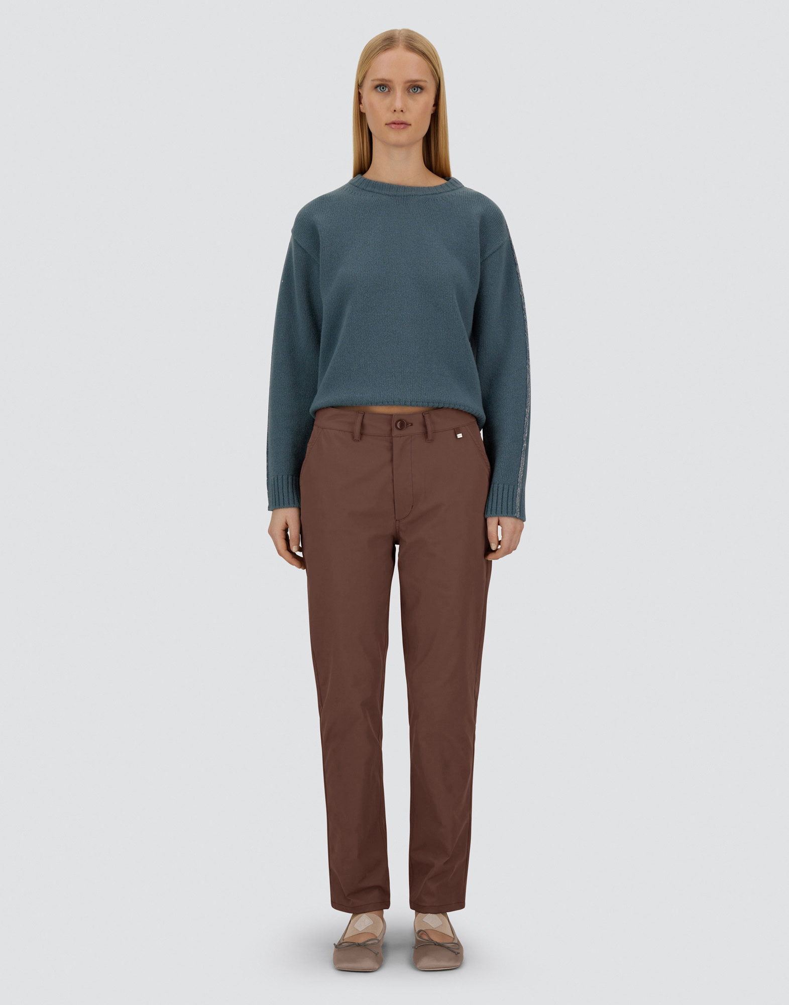 Herno Resort Trousers In Cotton Feel