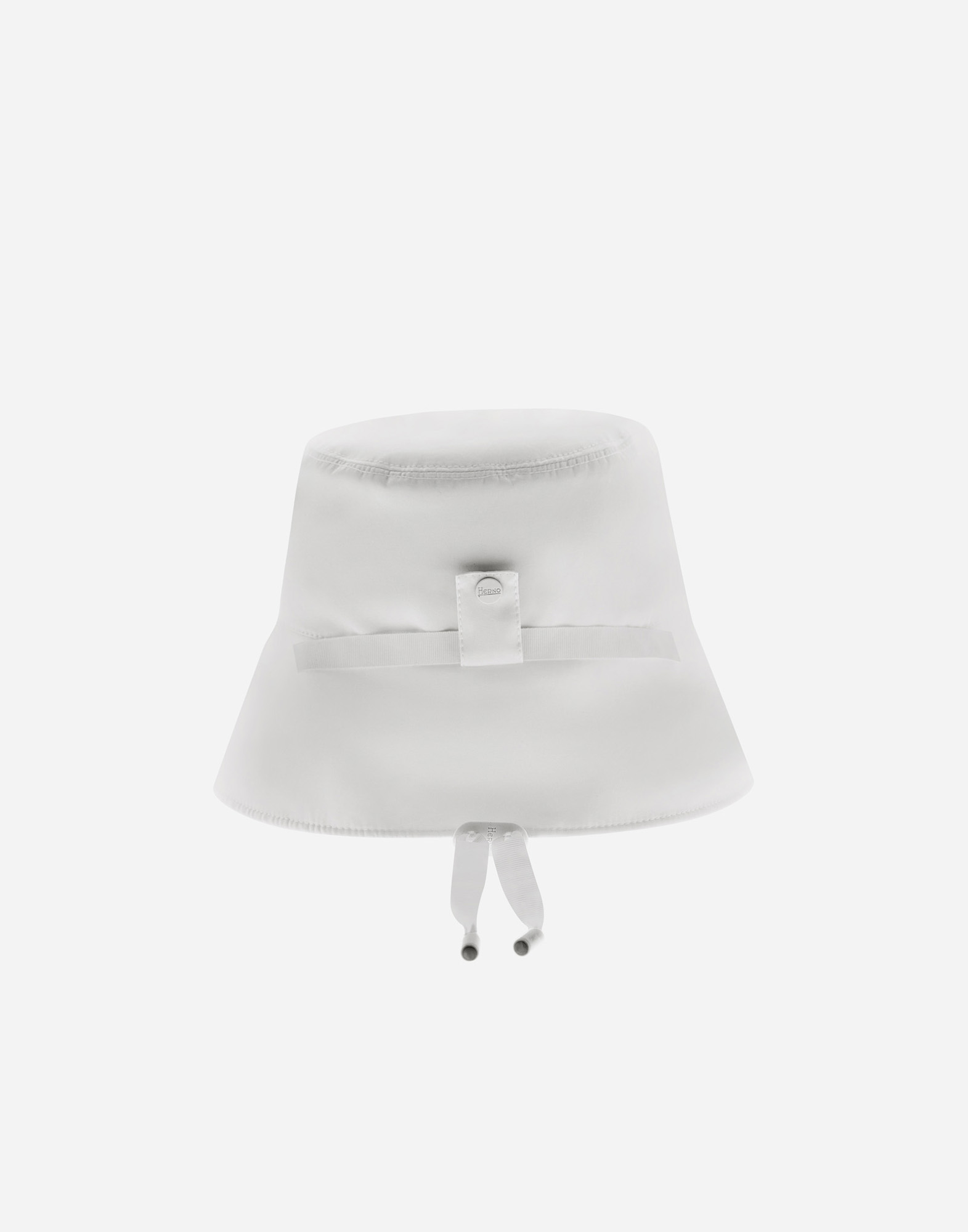 Herno New Techno Taffeta Hat In White