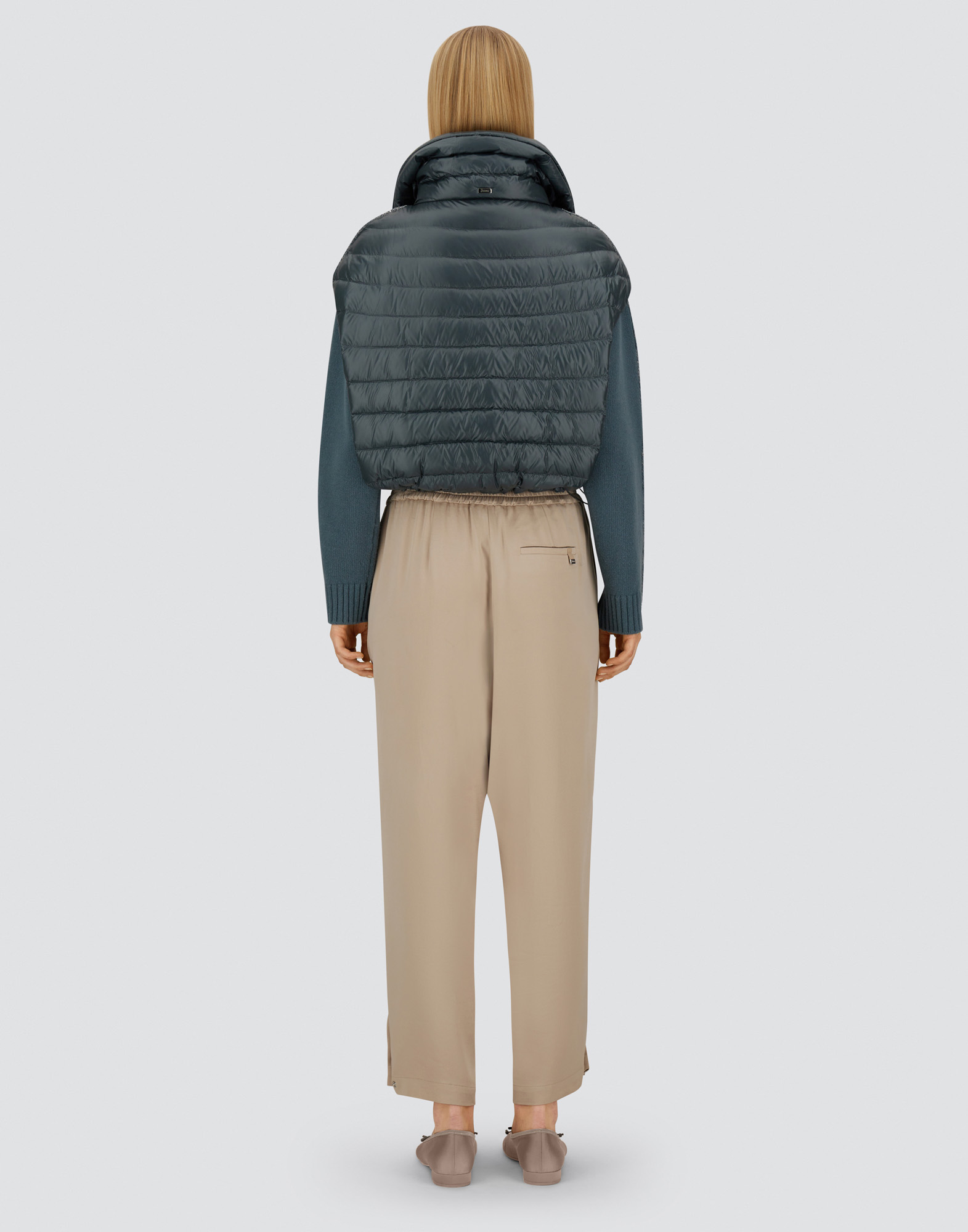 Herno Resort Vest In Nylon Ultralight In Blue