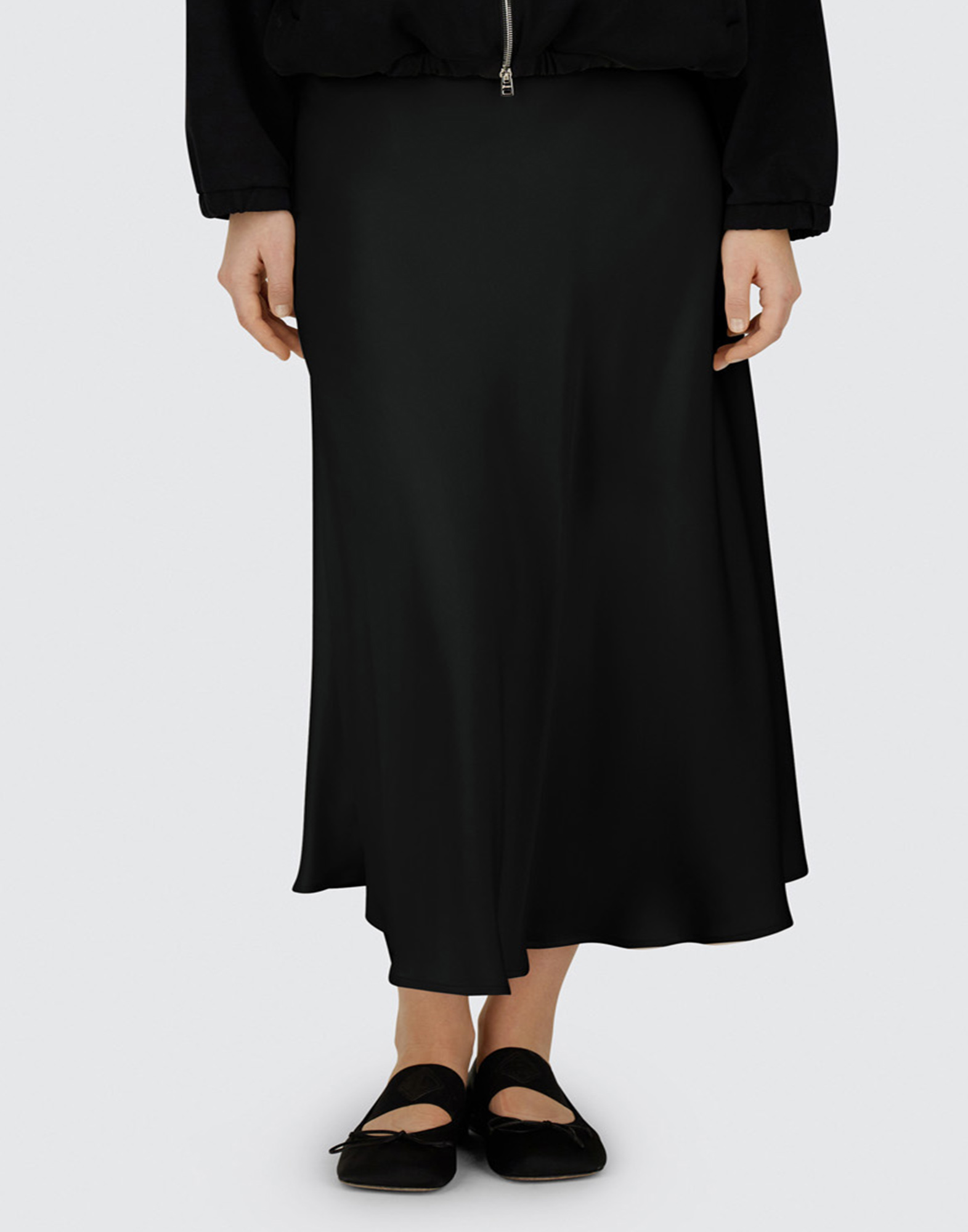 Herno Resort Skirt In Envers Satin