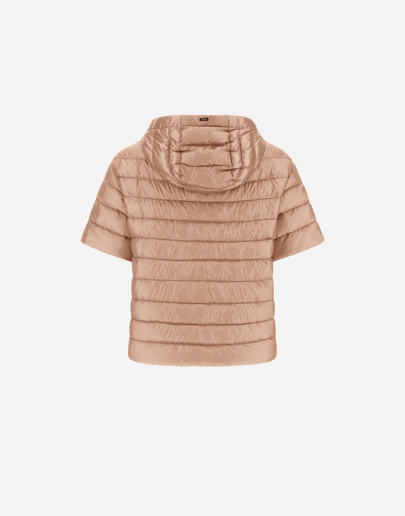 Herno Cape In Nylon Ultralight In Light Pink