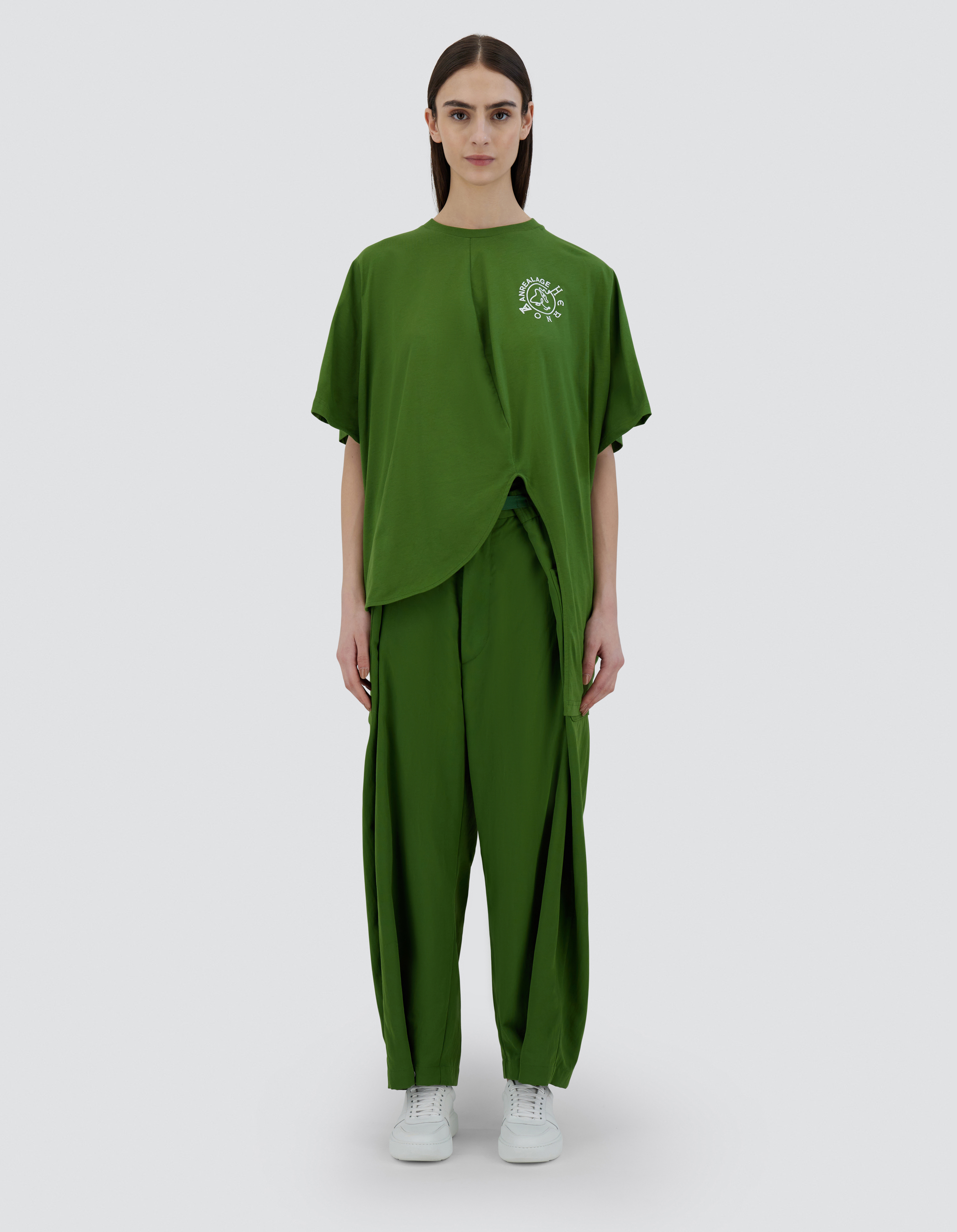 Herno Globe Sweater In Eco Jersey In Garden Green