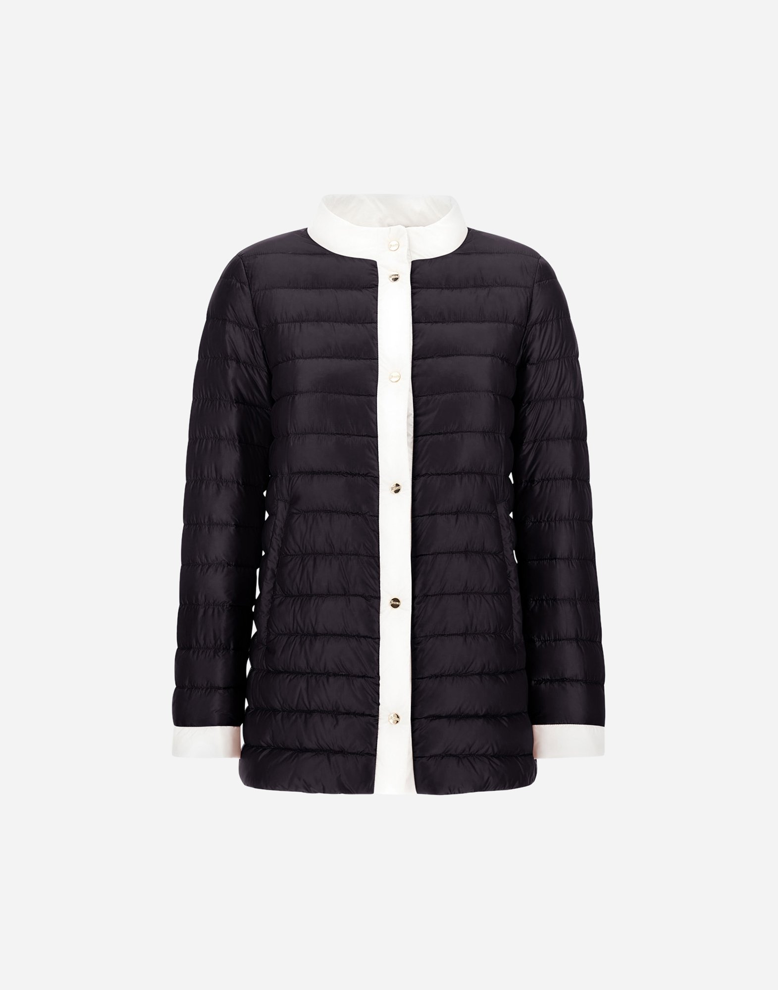 Herno A-shape Jacket In Nylon Ultralight And Ecoage In Black