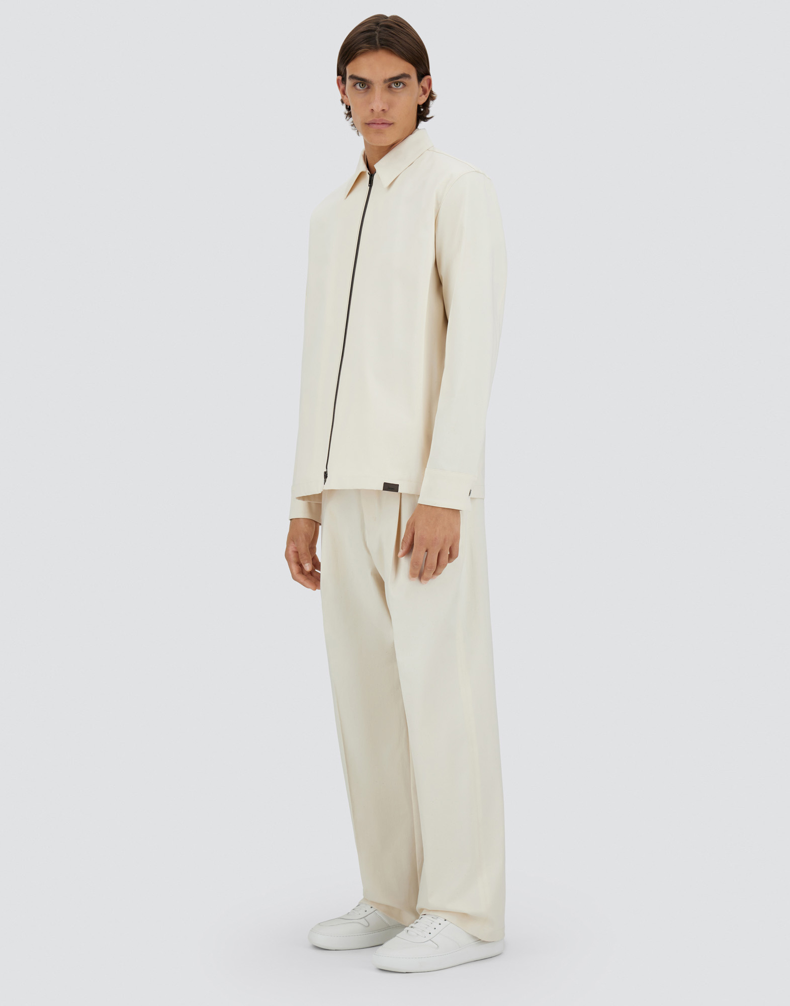 Herno Natural Feel Jacket In Cream