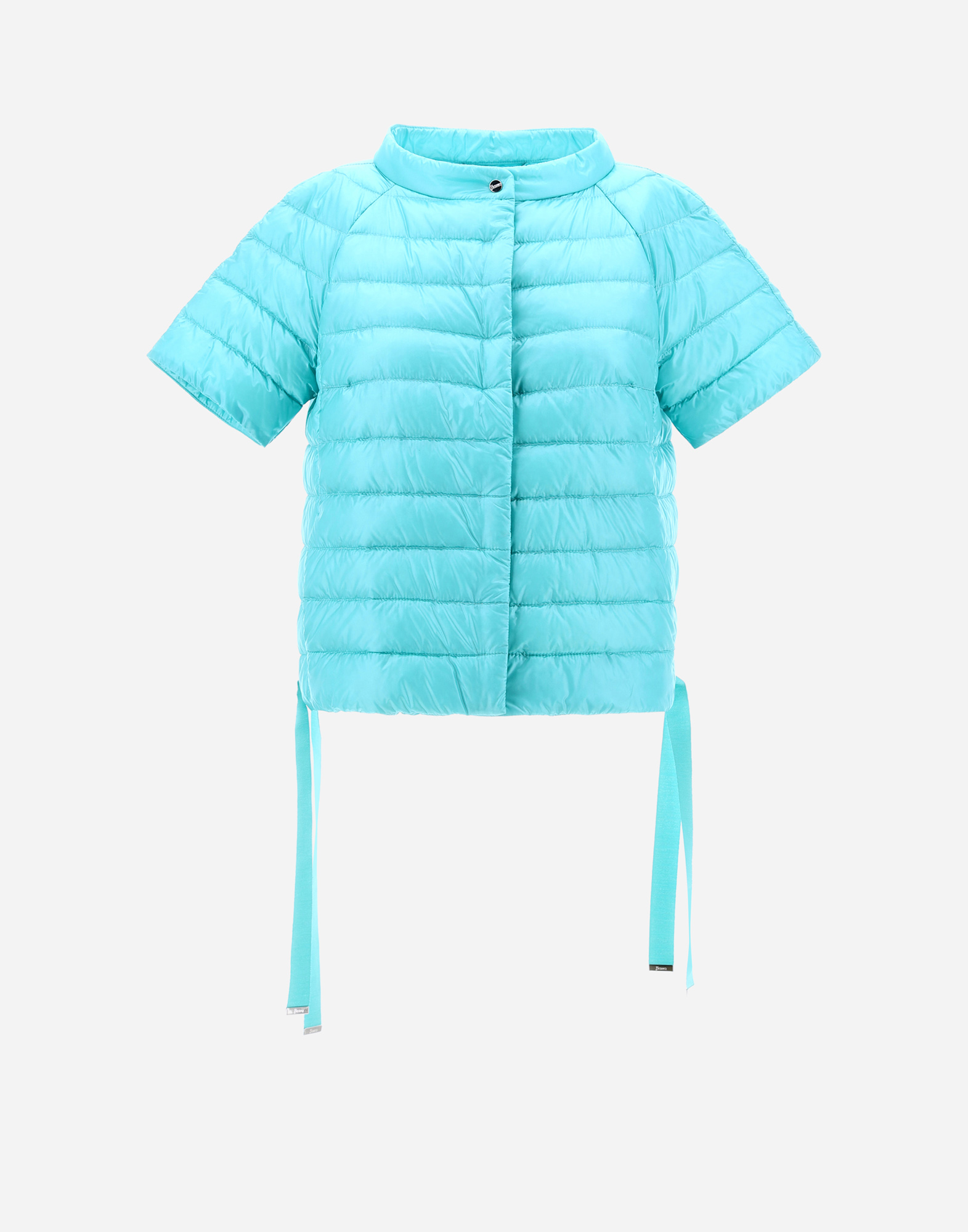 Herno Nylon Ultralight Cape Jacket In Aqua