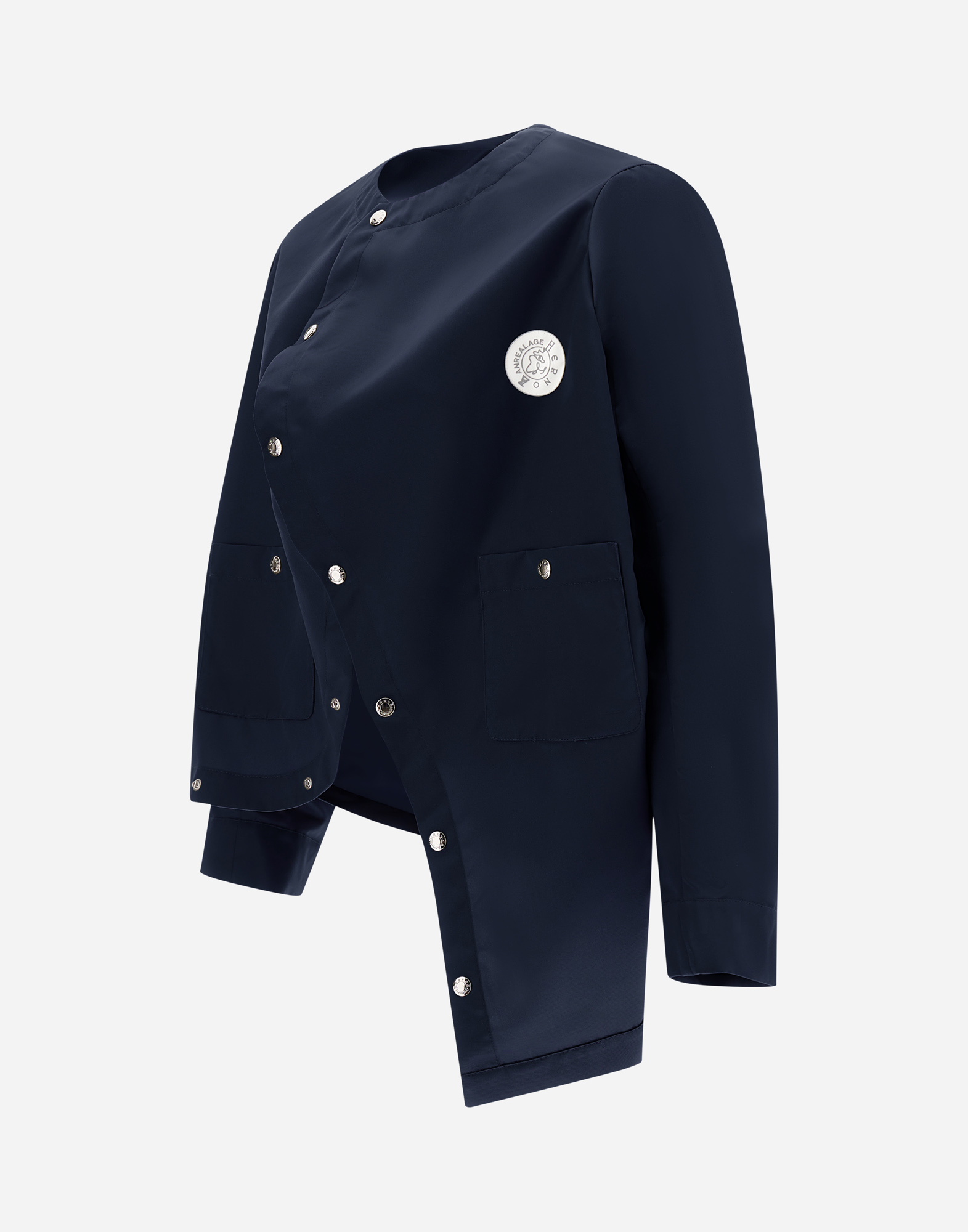 Herno Globe Jacket In Shiny Recycled In Blue