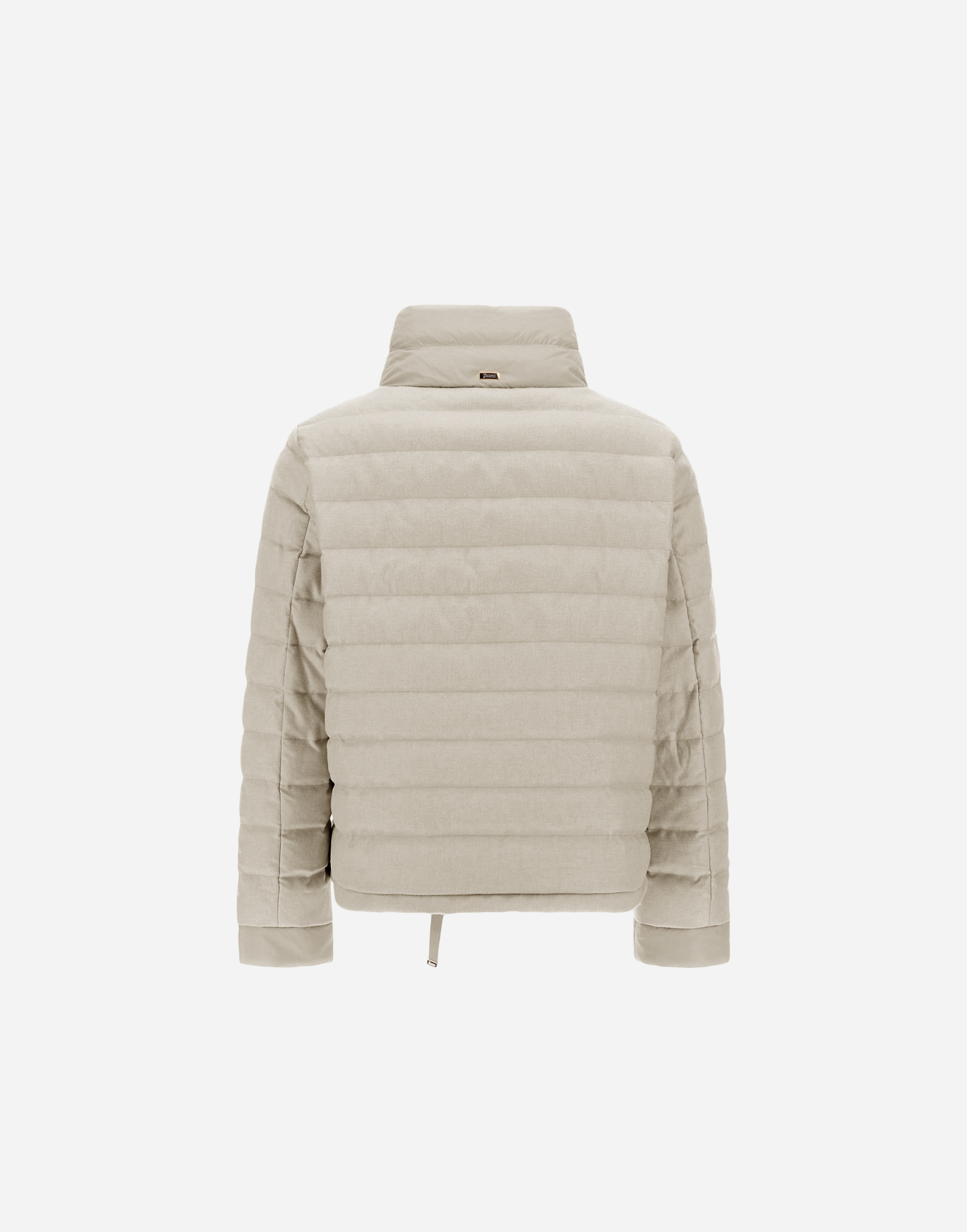 Herno Jacket In Cashmere, Silk And Ecoage In Chantilly