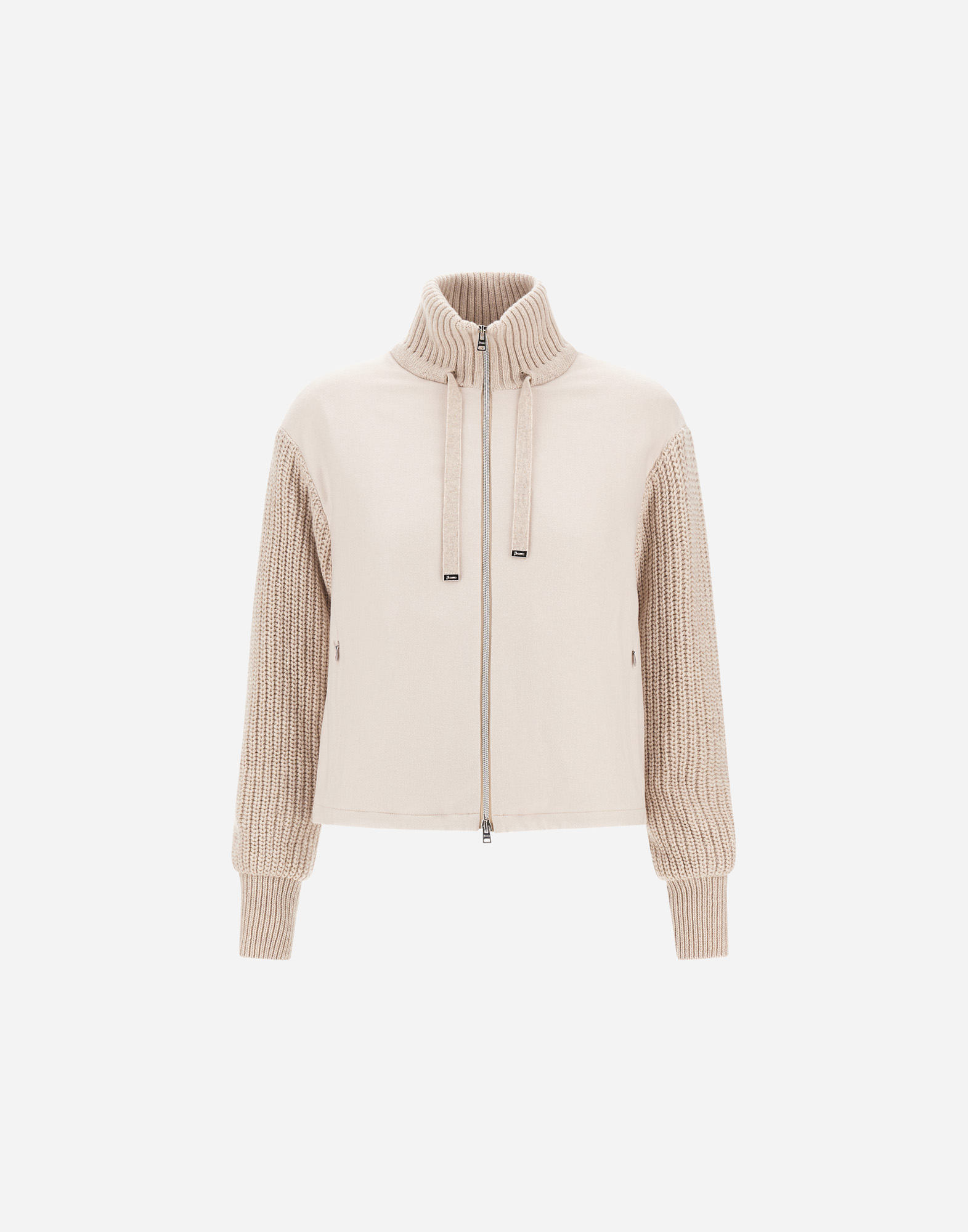 Herno Resort Jacket In Cashmere Silk In Neutral