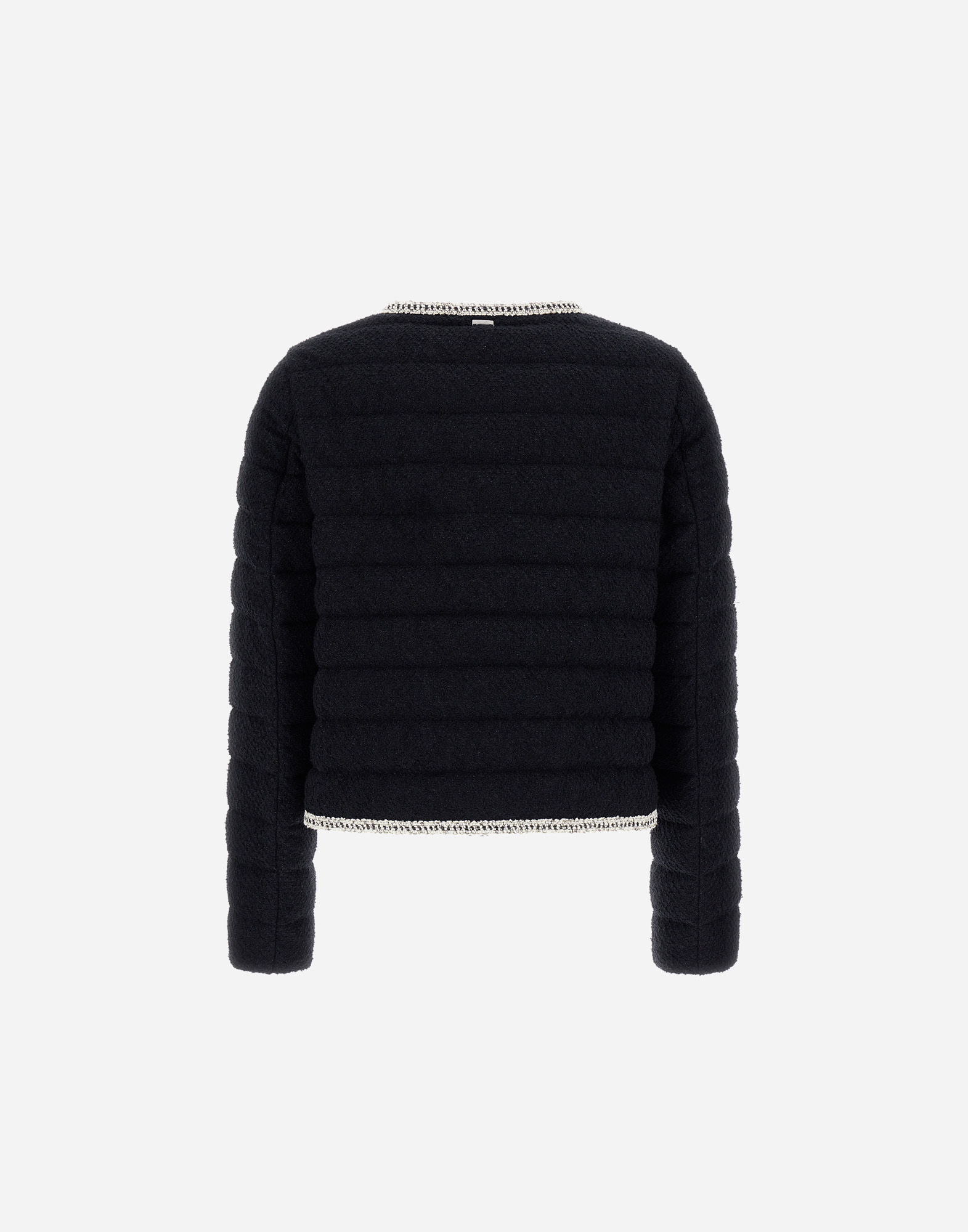 Herno Jacket In Bright Bouclé In Black