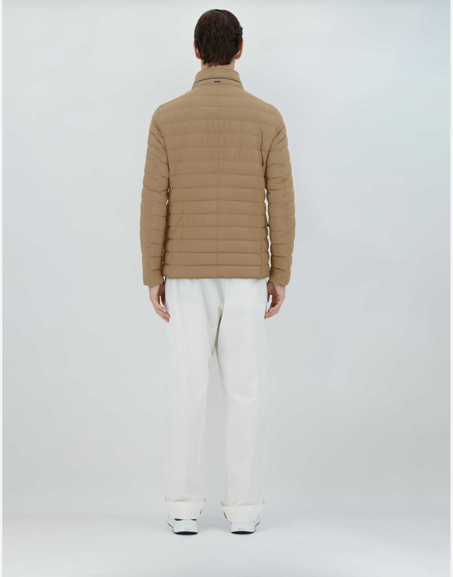 Herno Ecoage Blazer With Bib In Sand