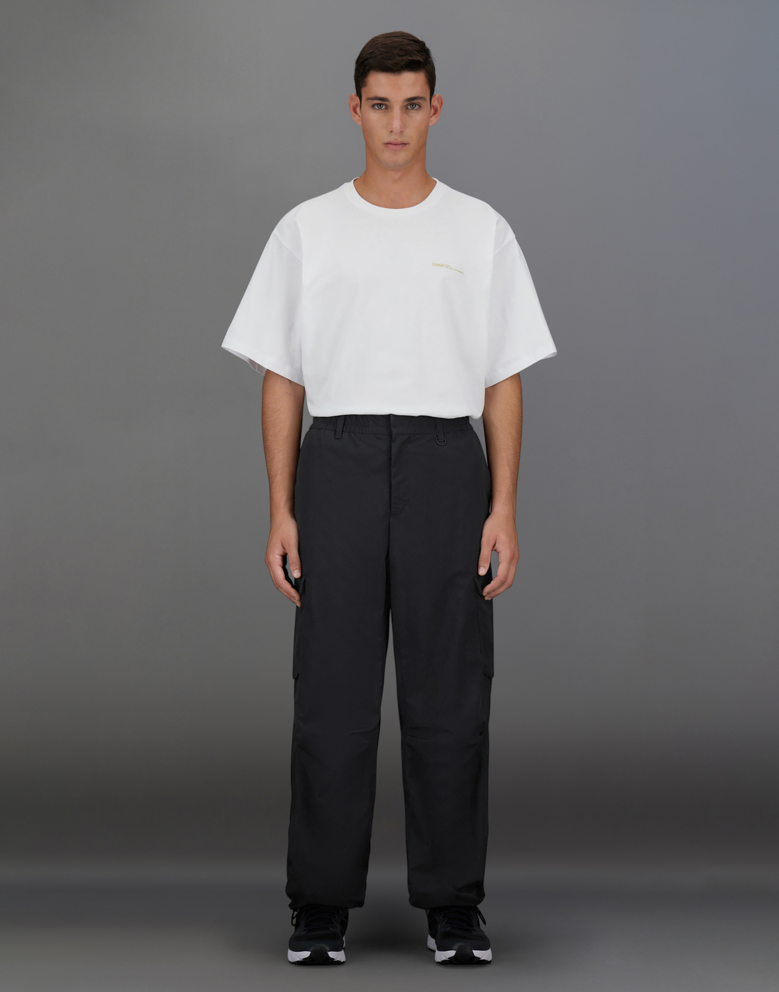 Herno Laminar Cargo Trousers In Tech-poplin In Black