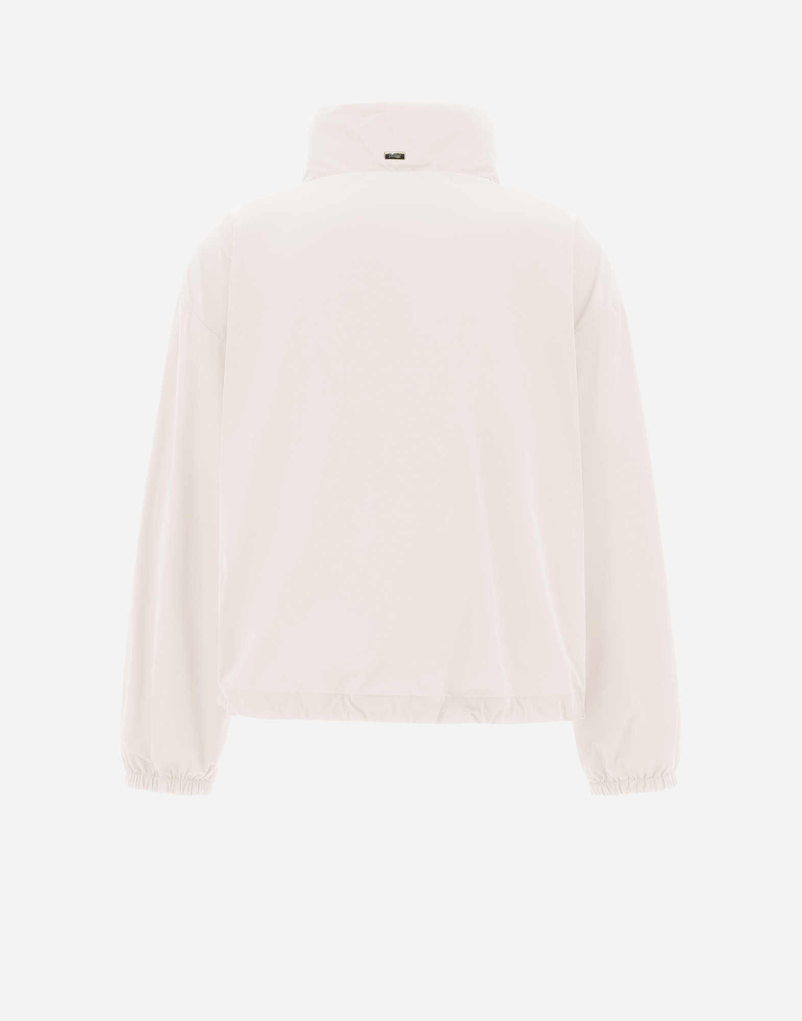 Herno New Techno Taffeta' ボンバージャケット In Grey Pearl