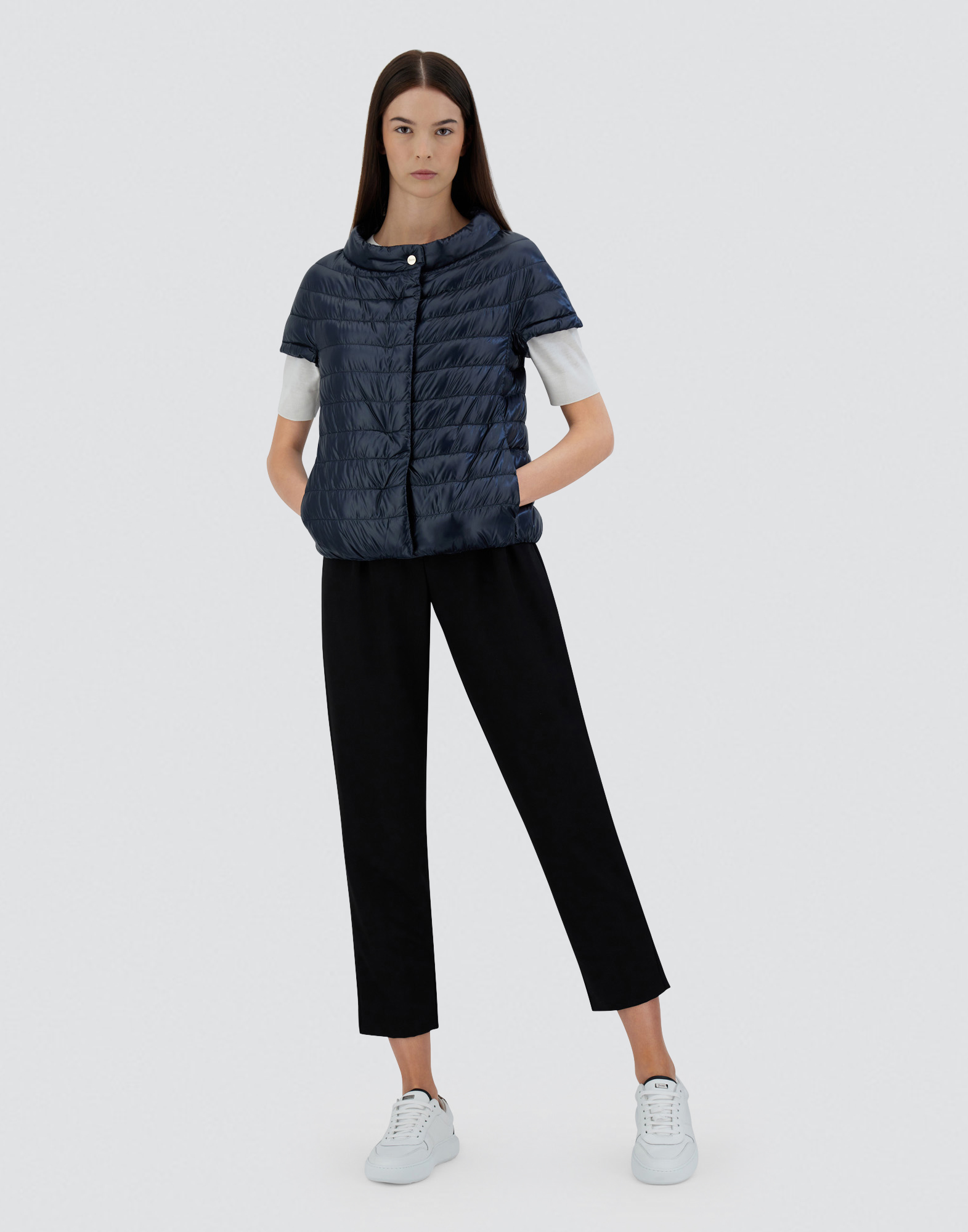 Herno Greta In Navy Blue