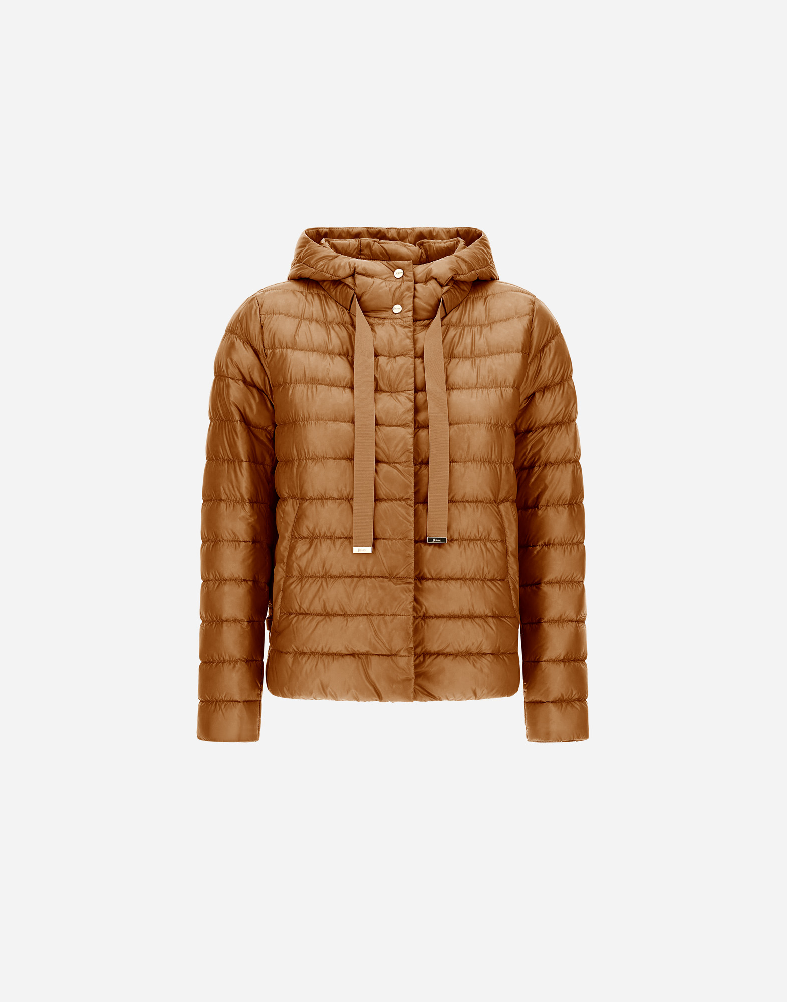 Herno Nylon Ultralight Jacket In Camel