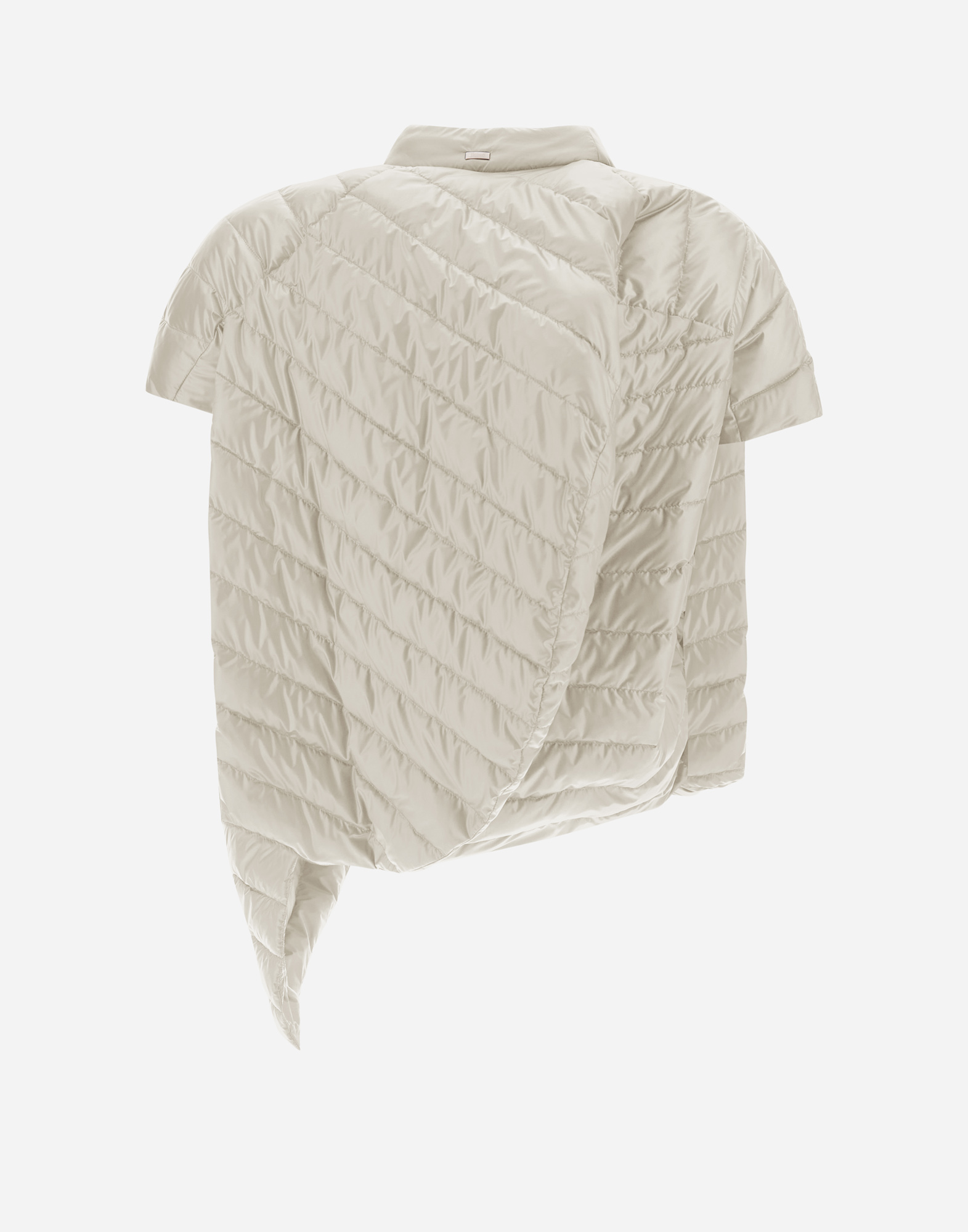 Herno Globe Cape In Fast5degradable In Light Beige