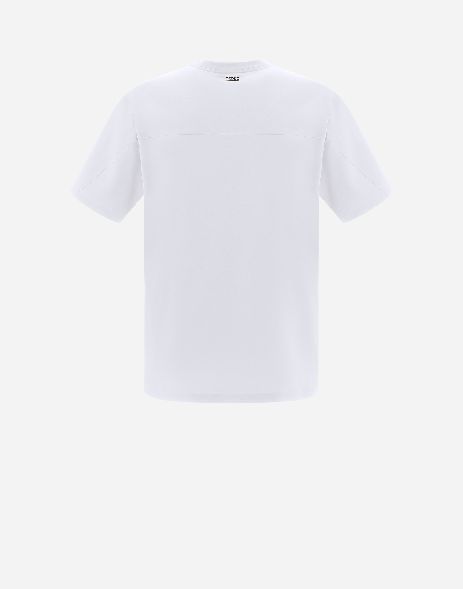 Shop Herno Superfine Cotton Stretch Tシャツ In White