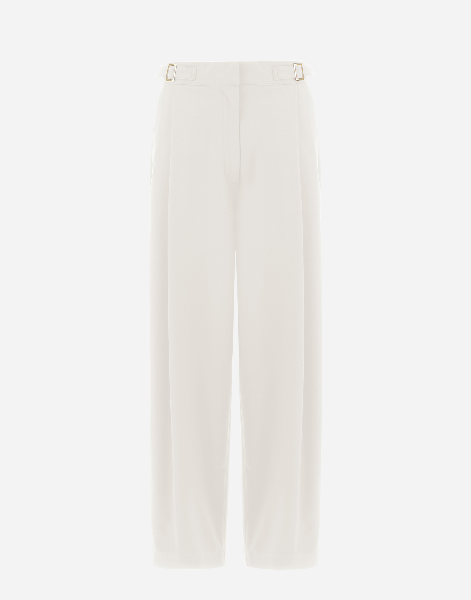 Herno Structures Nylon Trousers In White