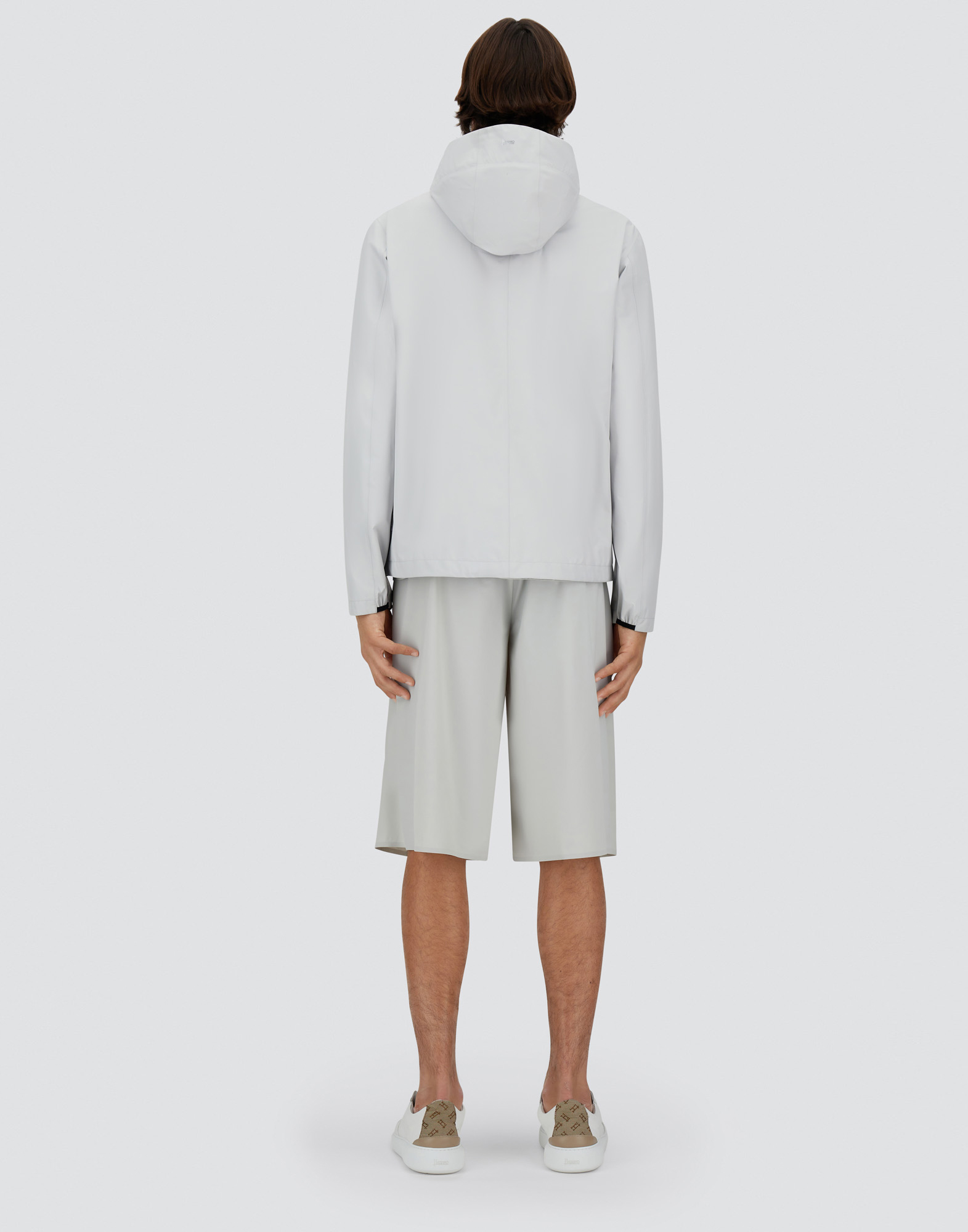 Herno Gore-tex Paclite Jacket In Ice