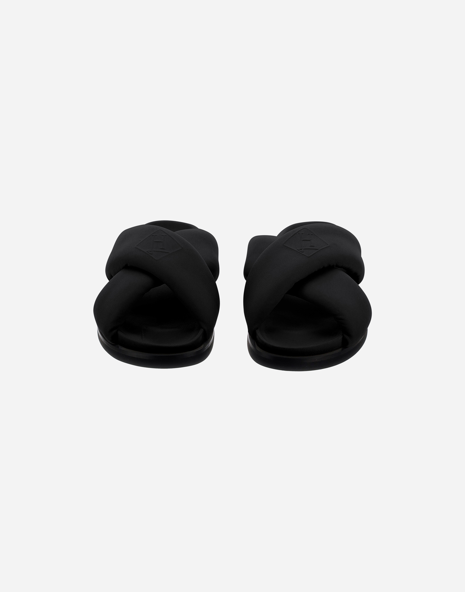 Herno Nappa Sandals In Black