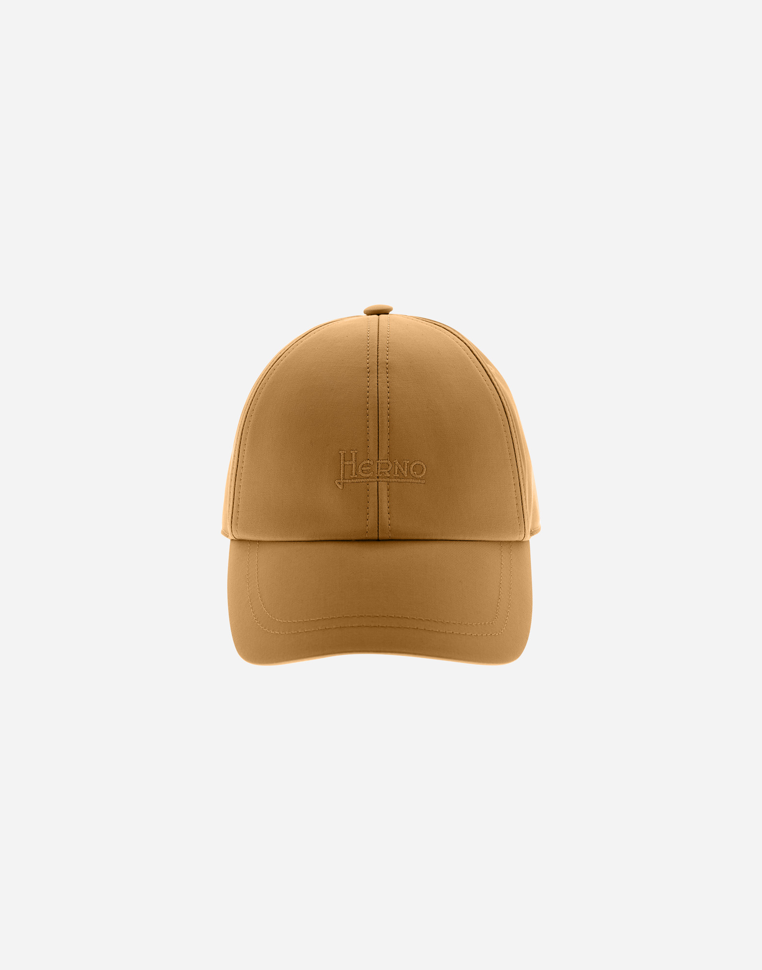 Herno Delon Baseball Cap In Camel