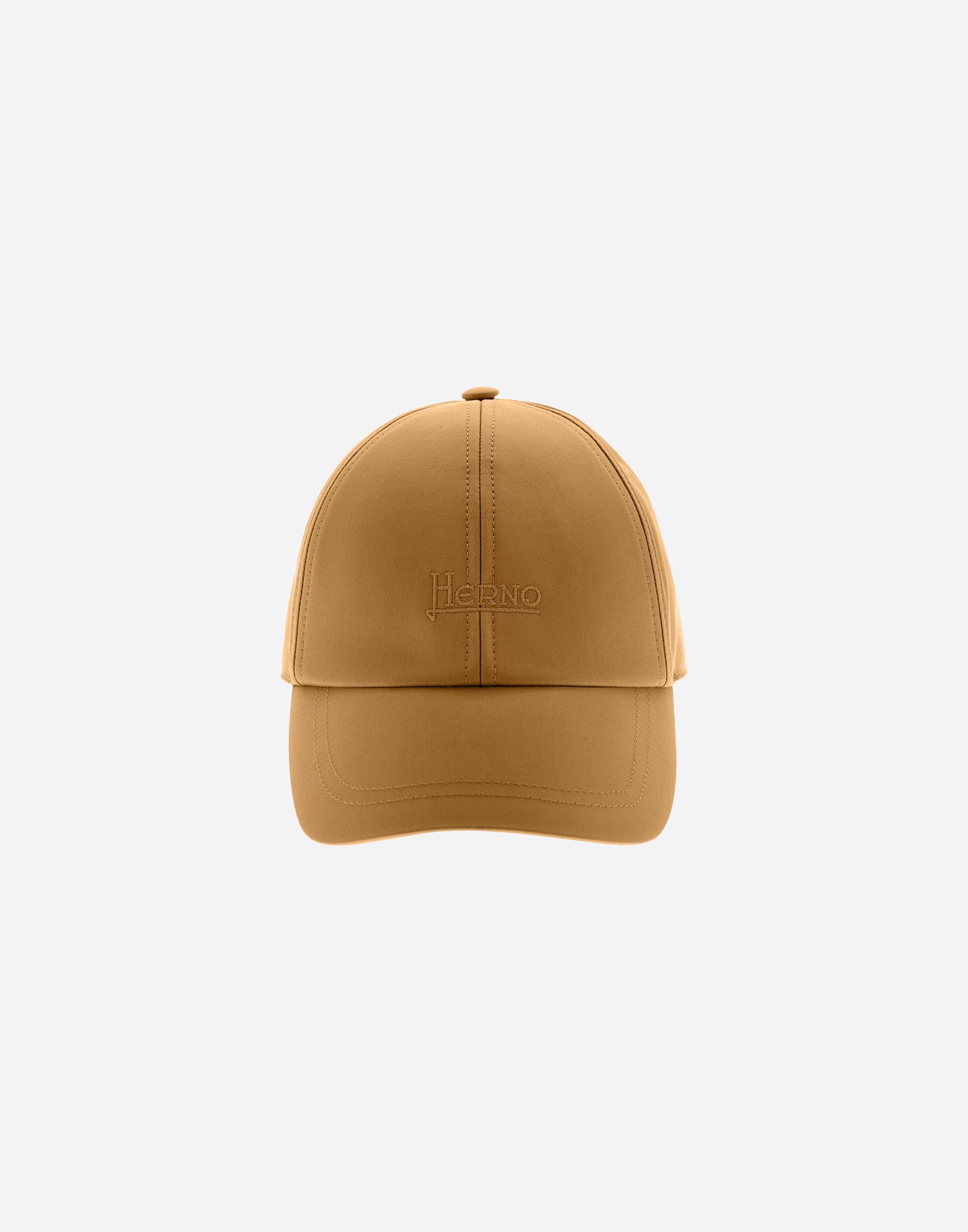 Herno Delon Baseball Cap In Camel