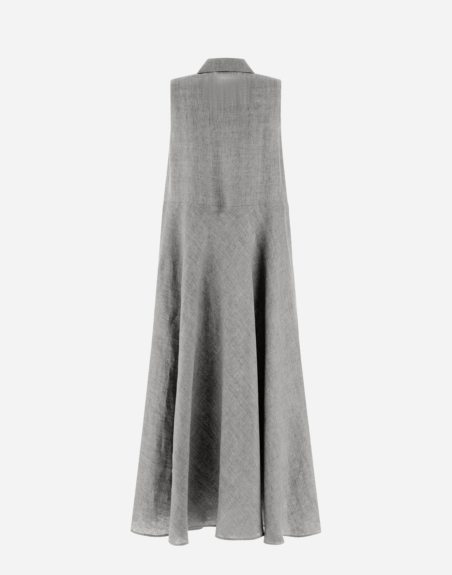 Herno Resort Dress In New Lino In Chantilly