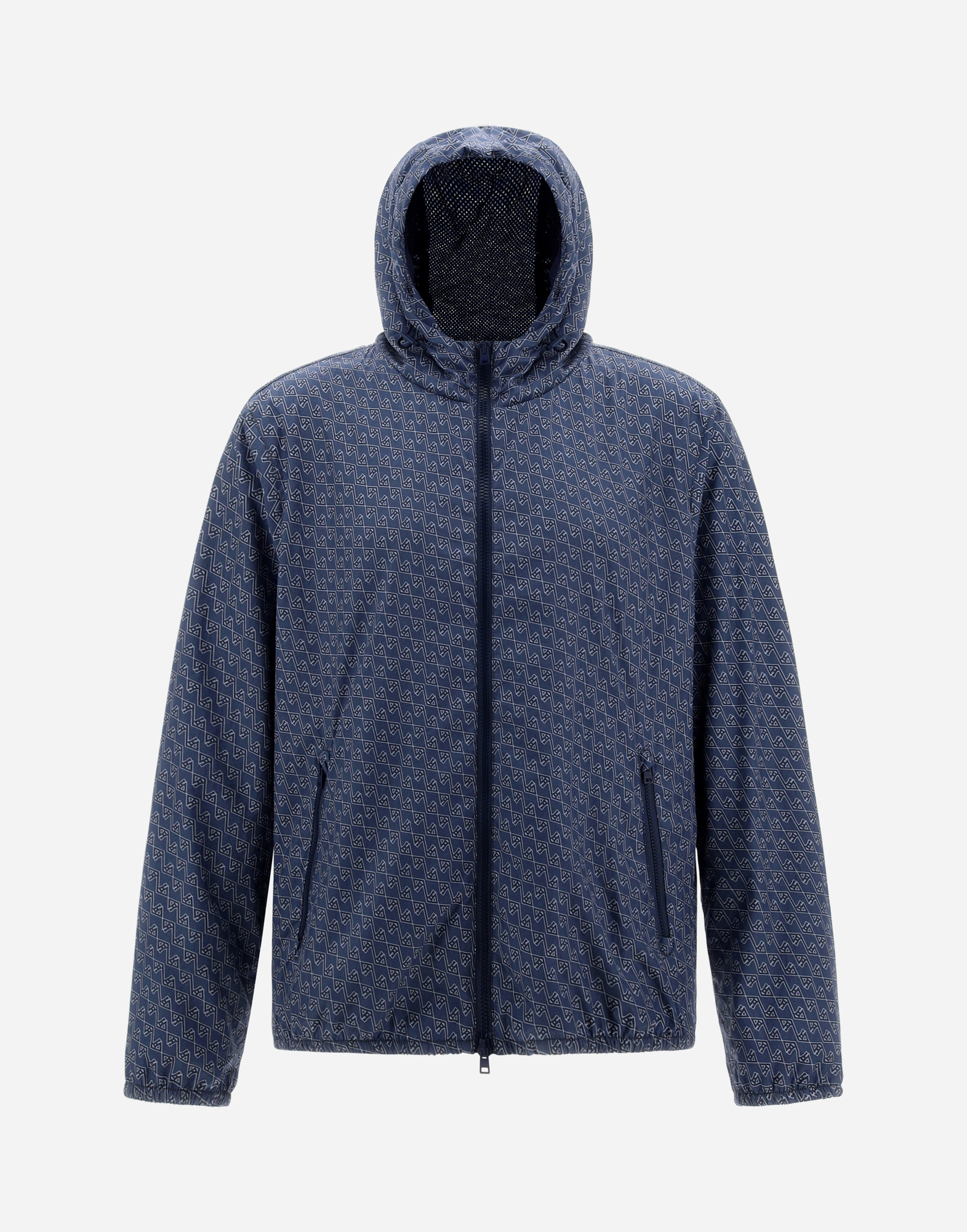 Herno Printex H Bomber Jacket In Blue