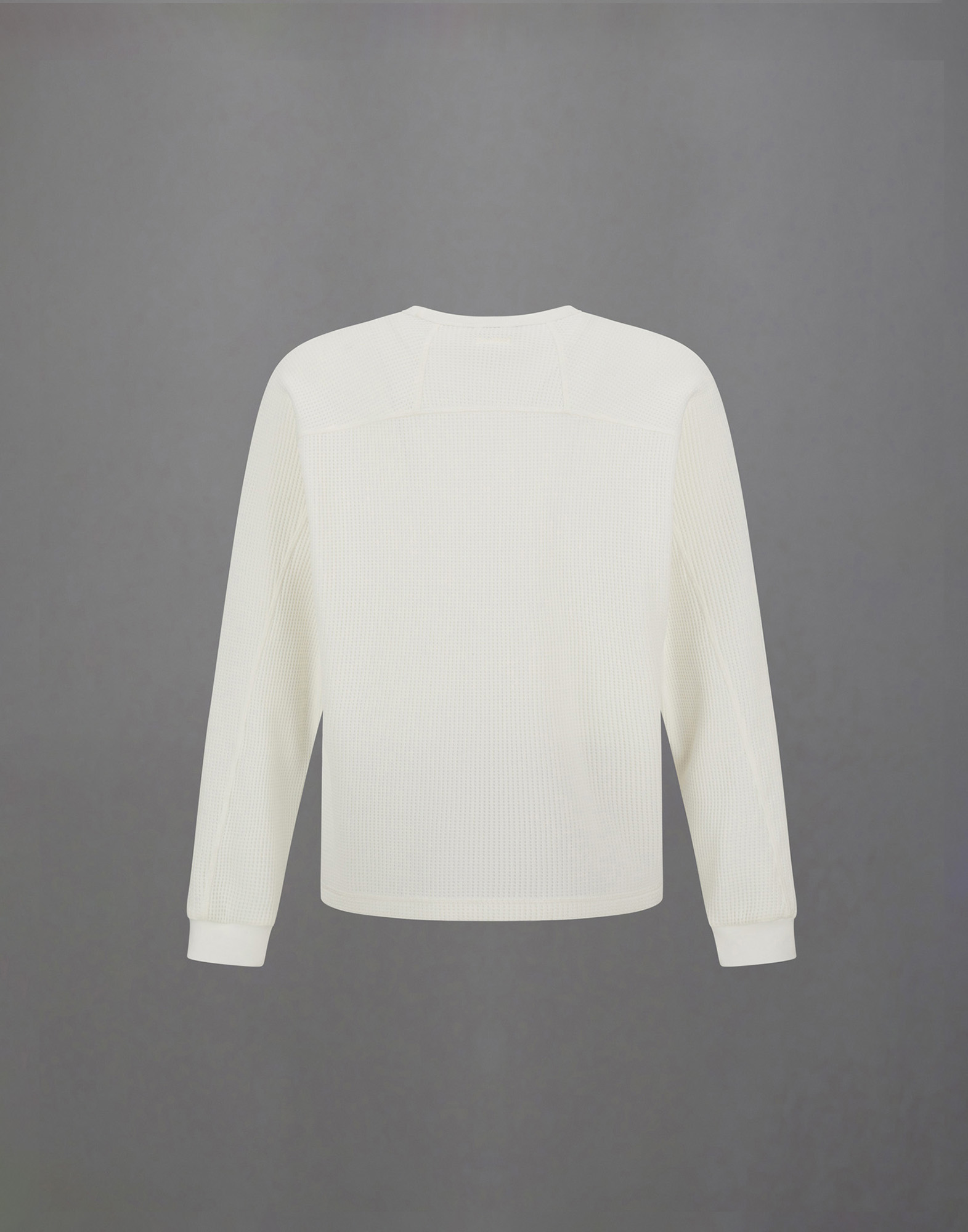 Herno Laminar Waffle Jersey Sweatshirt In White