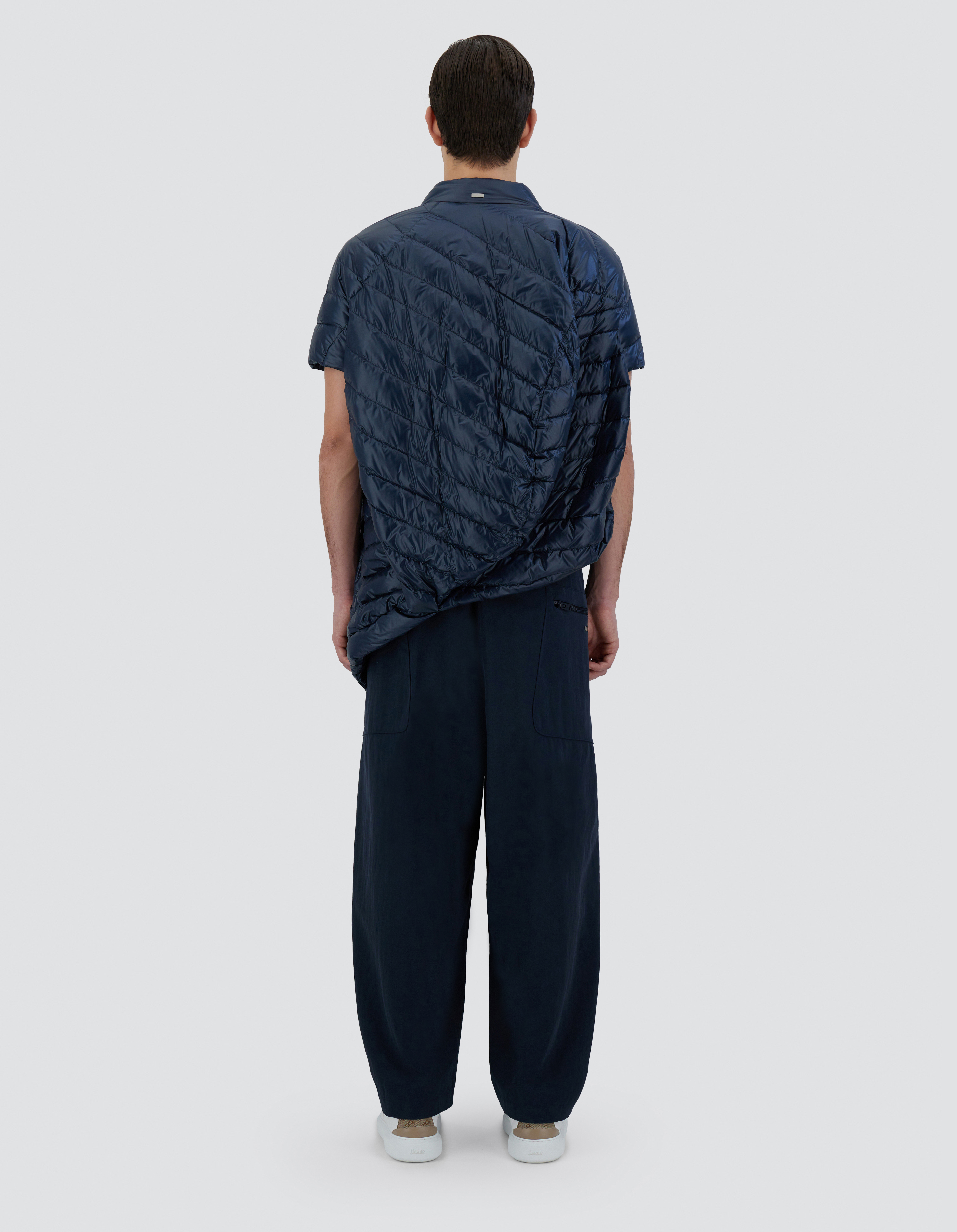 Herno Globe Cape In Fast5degradable In Blue