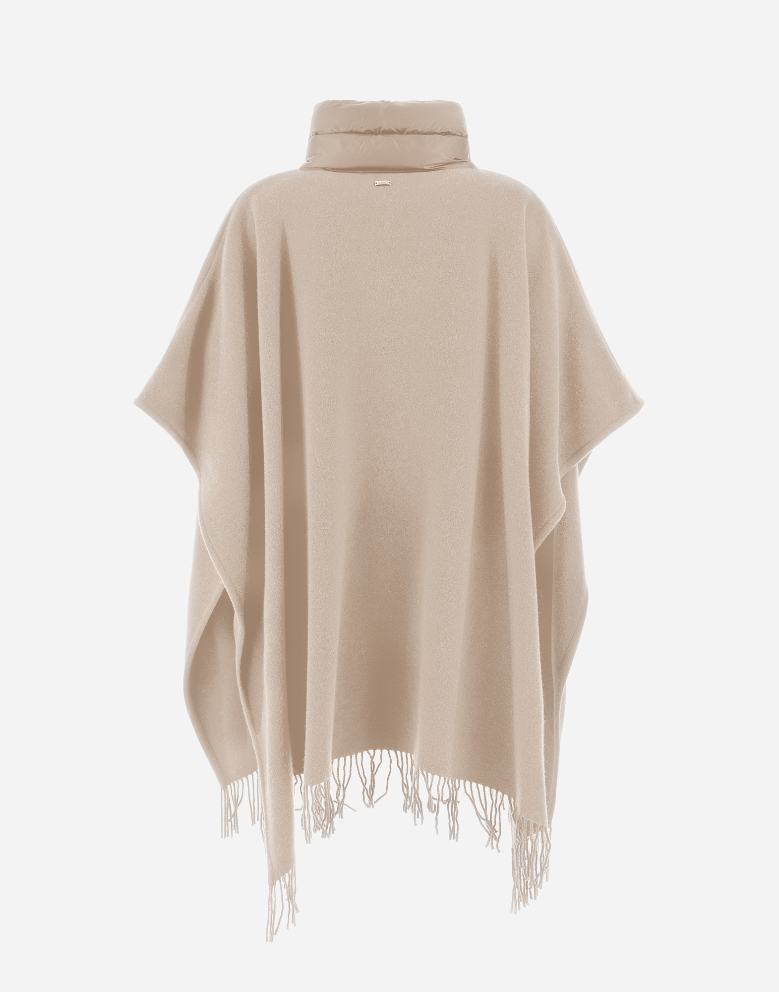 Herno Beige Wool Capes In Neutral