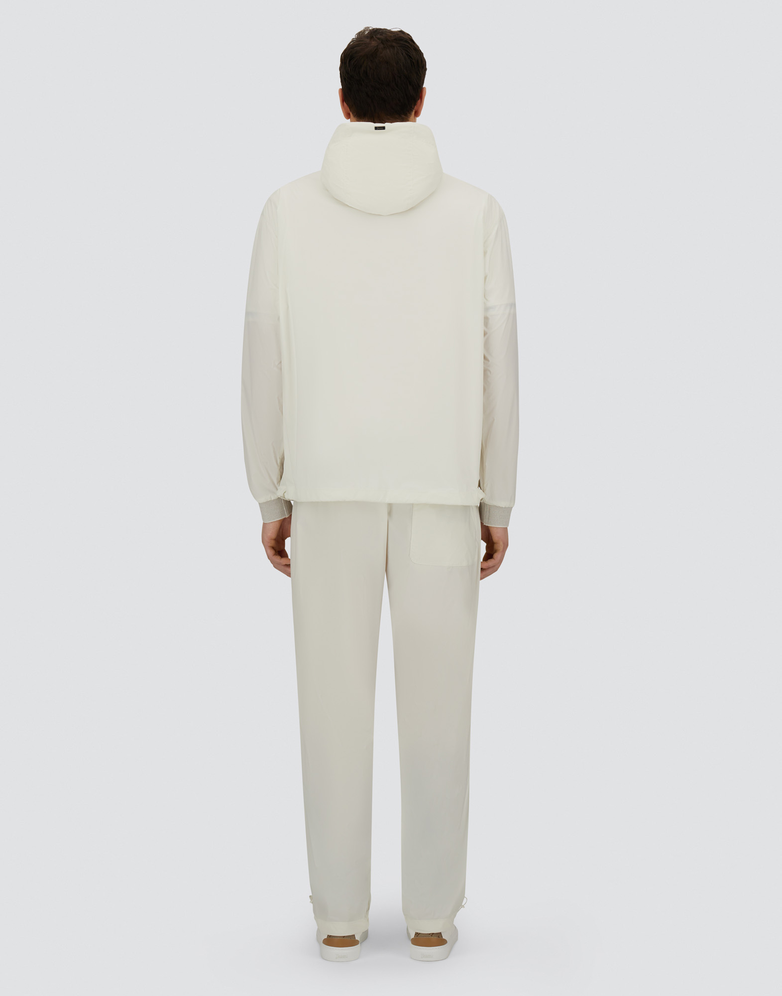 Herno Resort Anorak Jacket In Light Stretch Nylon