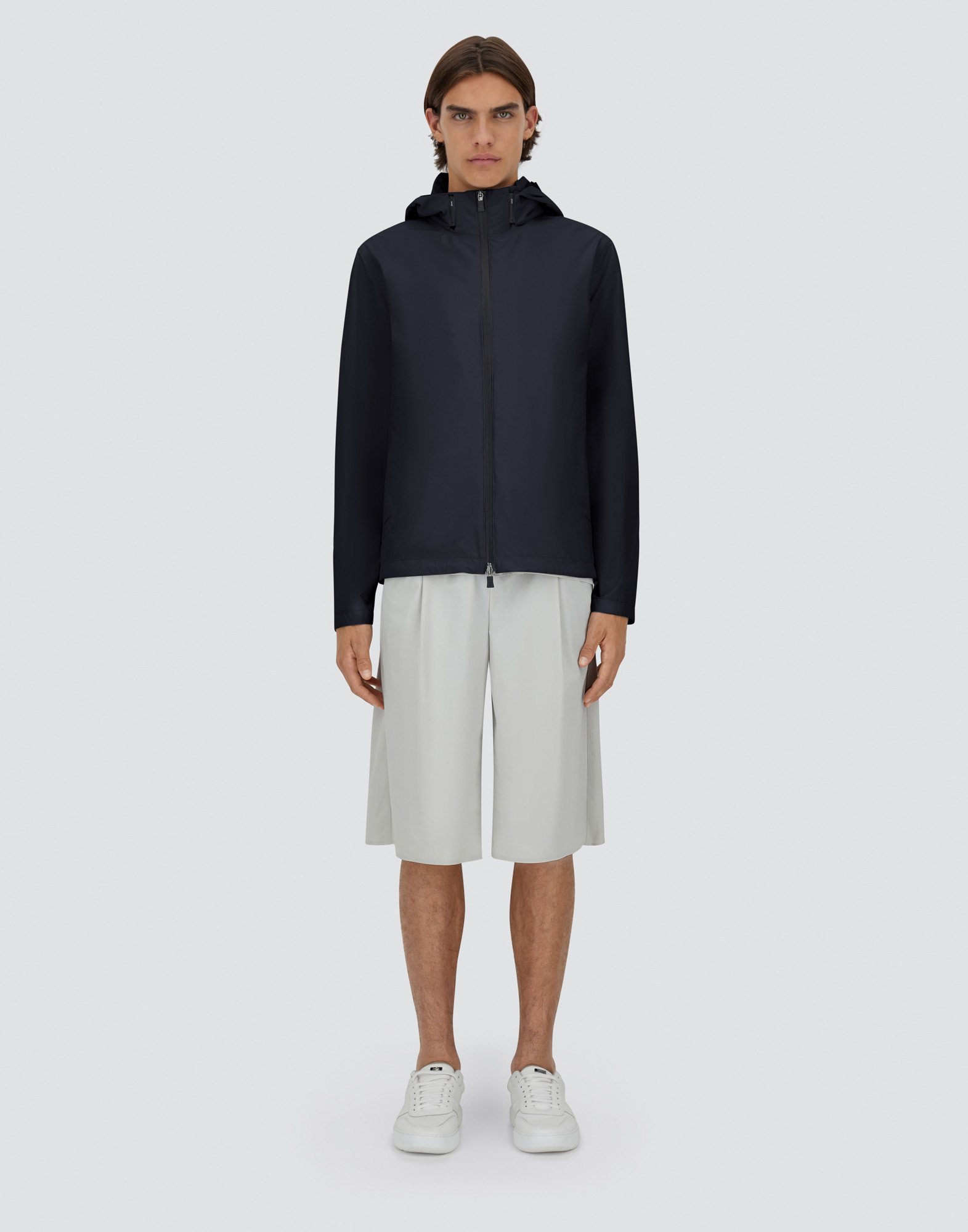 Herno Gore-tex Paclite Jacket In Blue