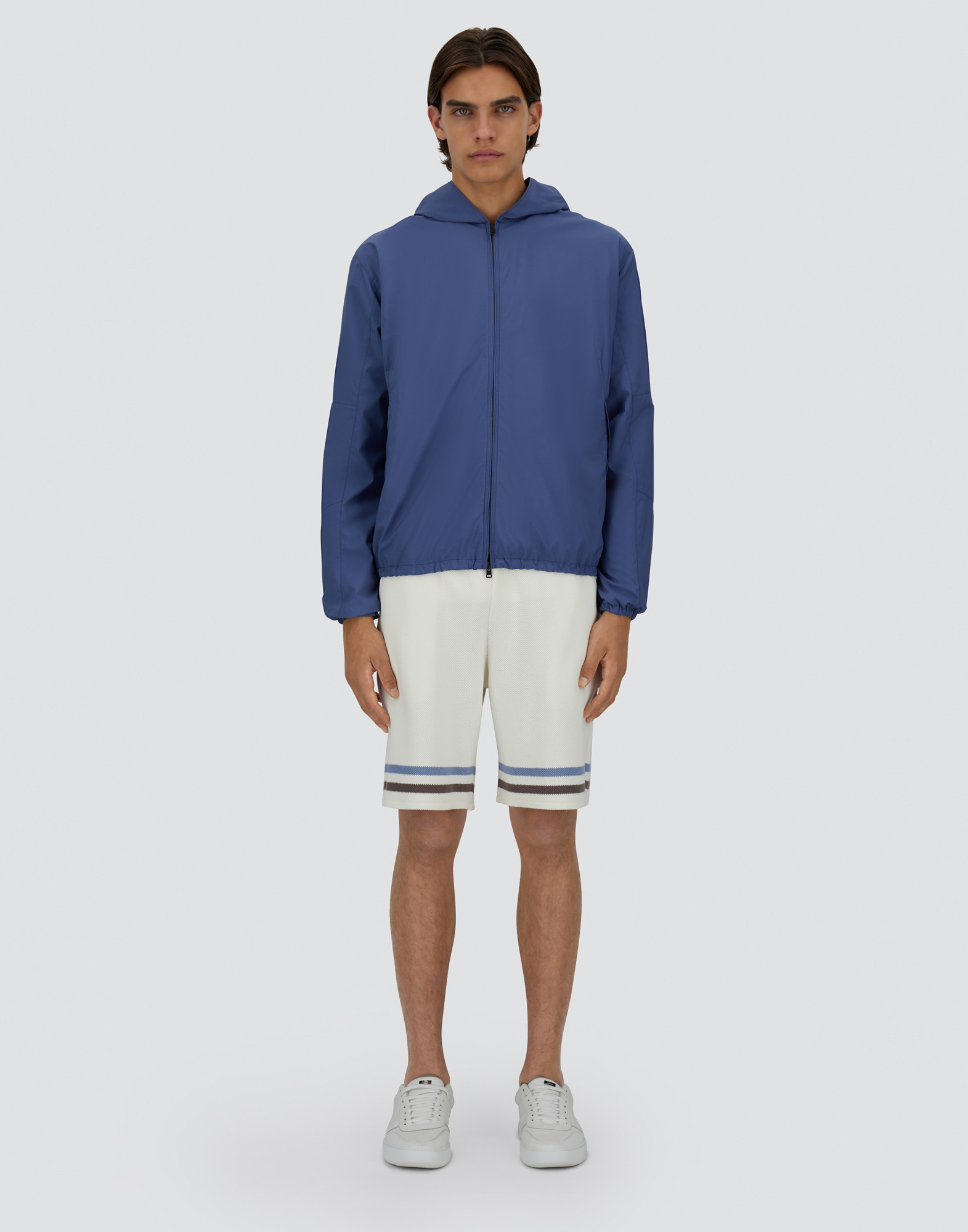 Herno Smart Tech Jacket In Light Blue