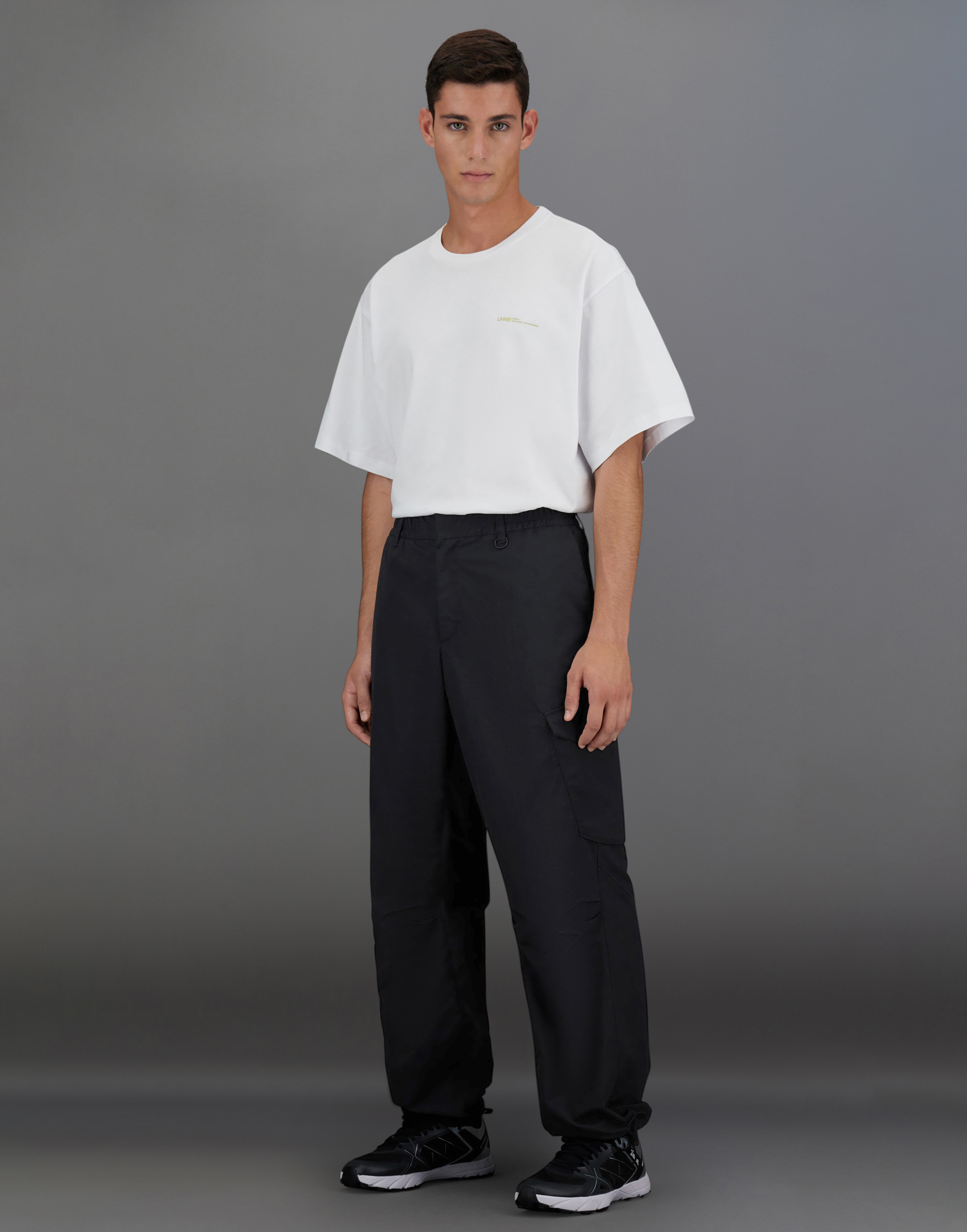 Herno Laminar Cargo Trousers In Tech-poplin In Black