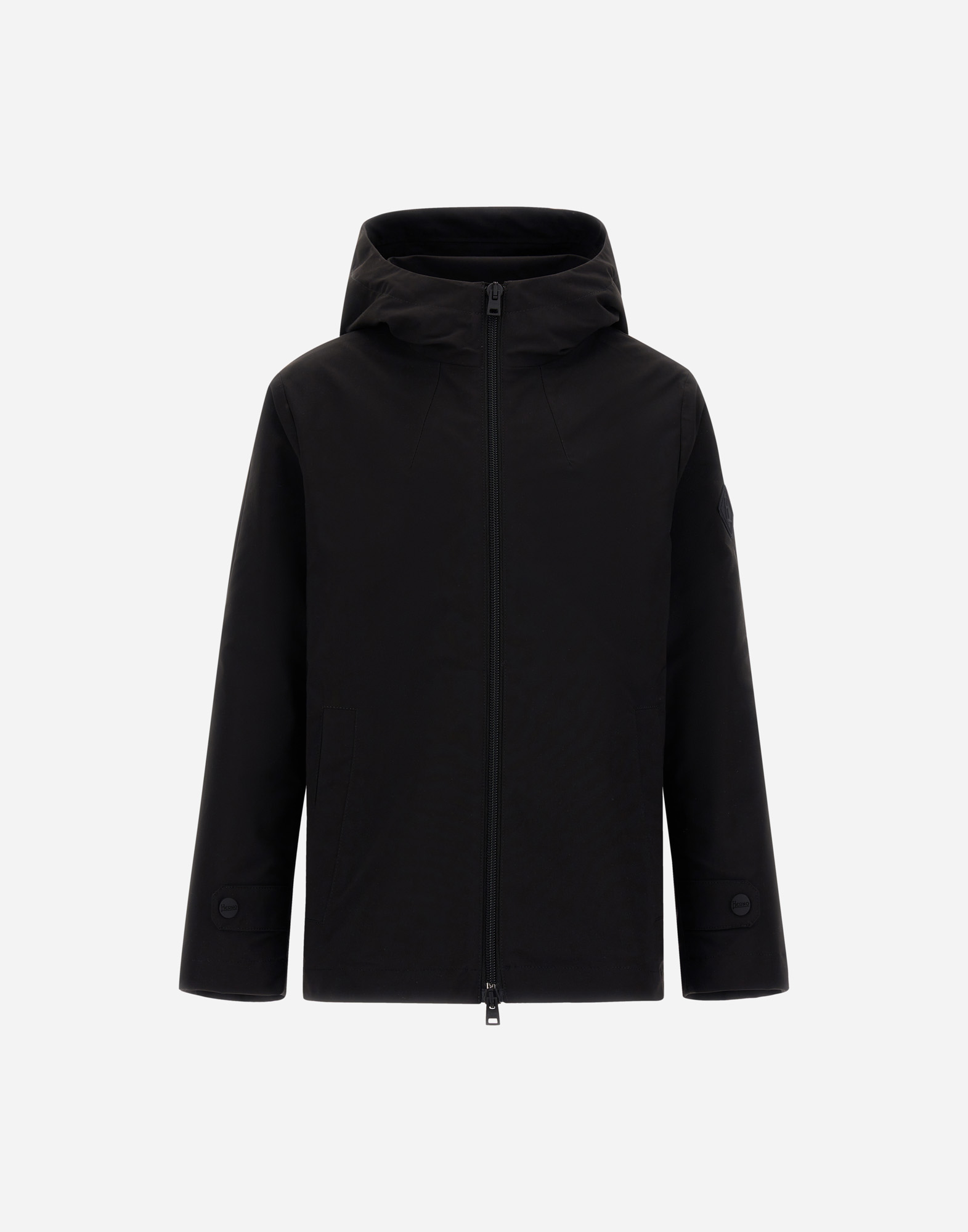 Herno Jacket In Light Scuba In Black
