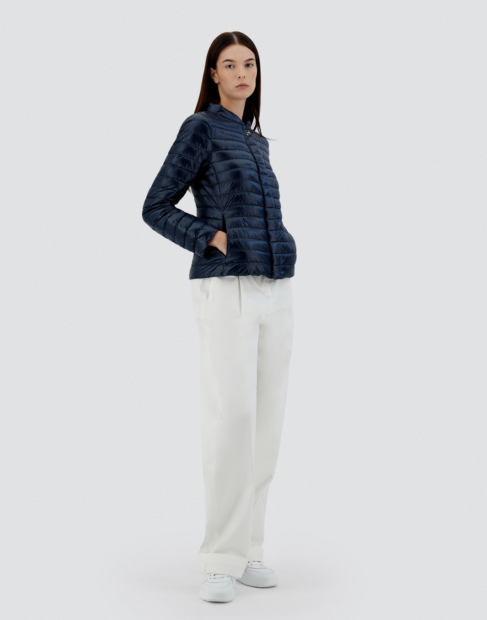 Herno Elena In Navy Blue